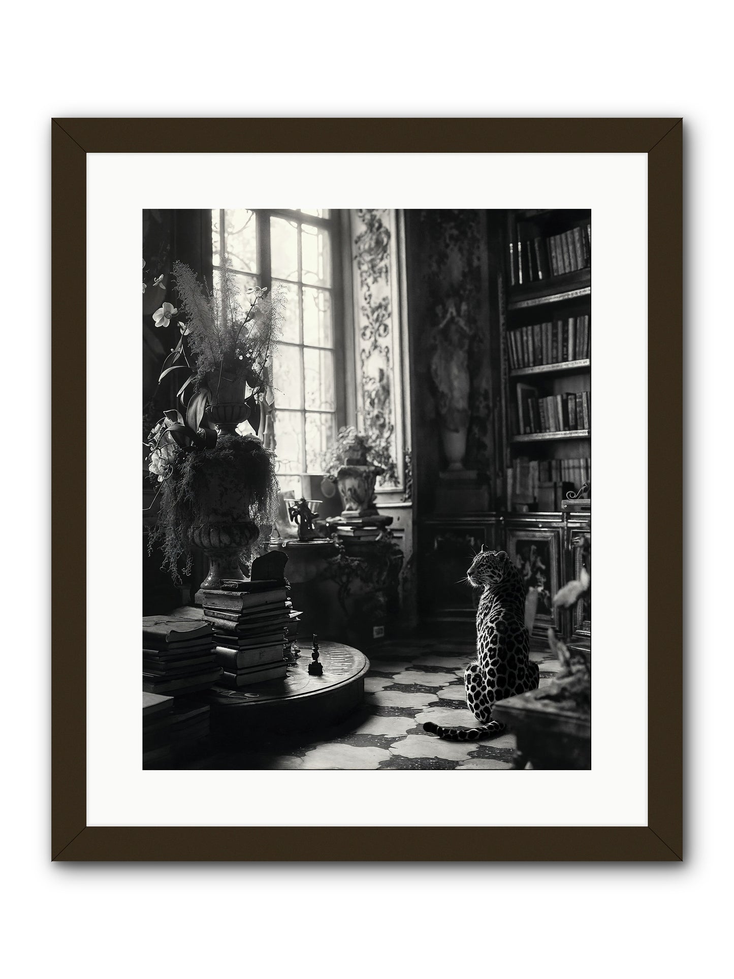 Jasper -- Framed Print - Black 16x20