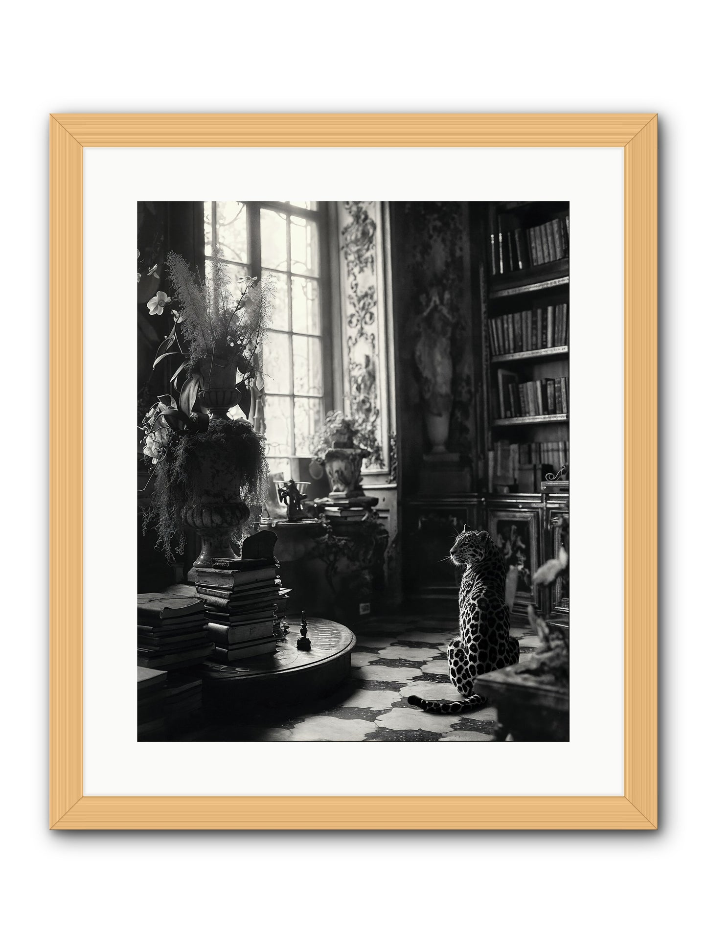 Jasper -- Framed Print - Natural 16x20