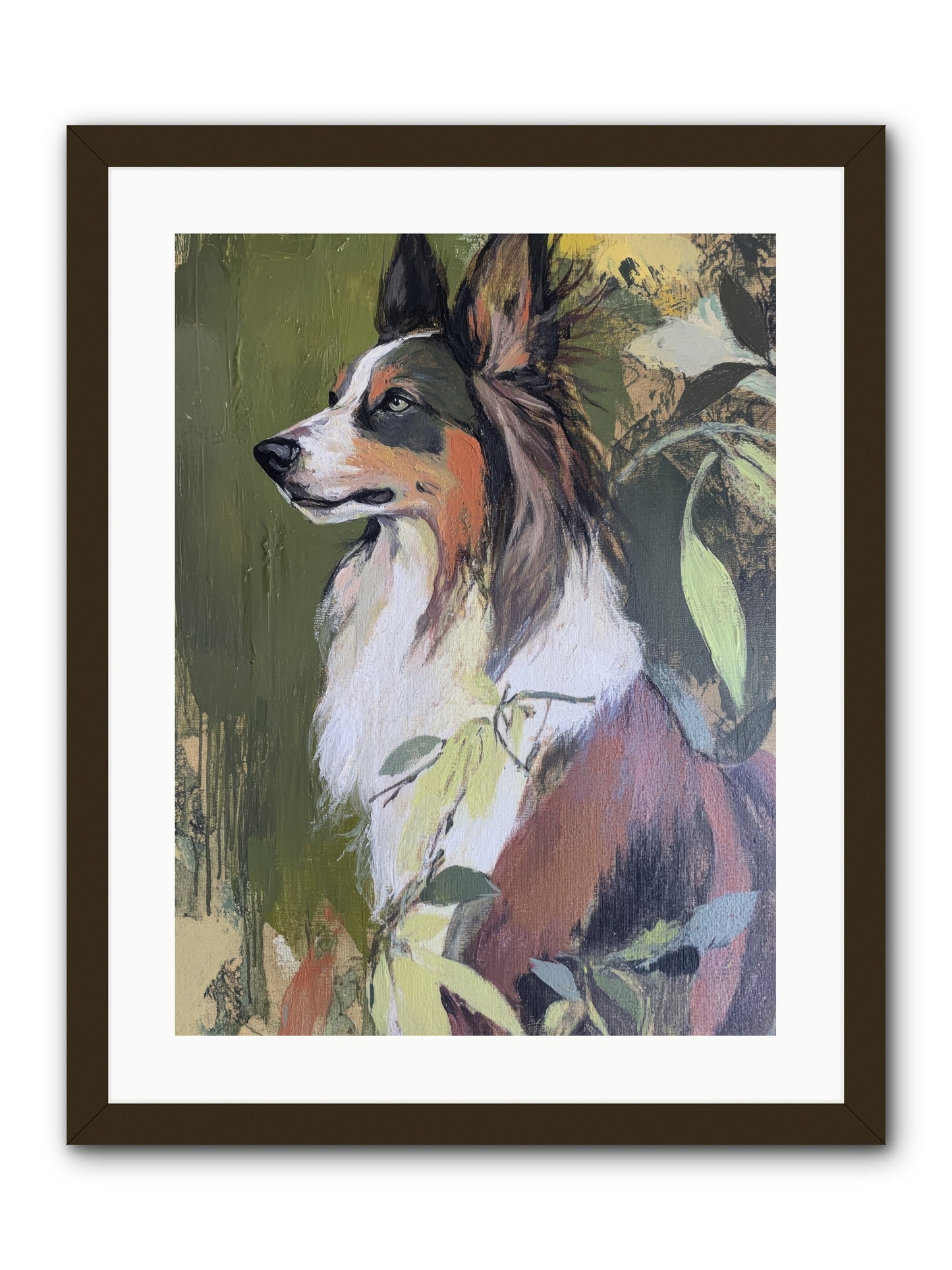 Jasper -- Framed Print - Black 18x24