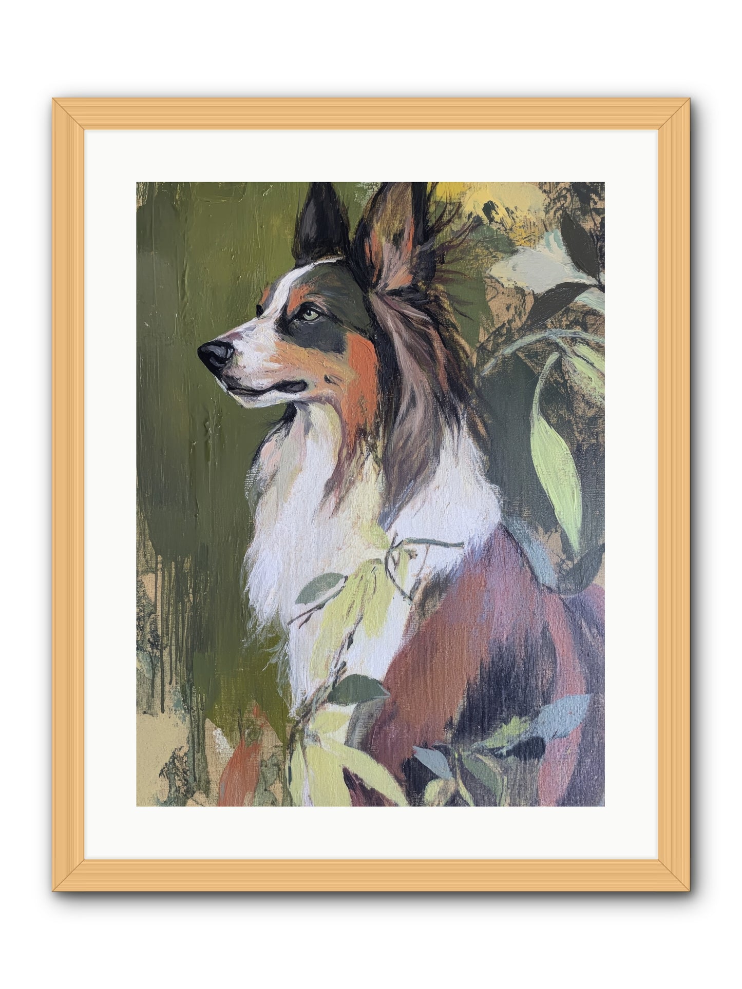 Jasper -- Framed Print - Natural 18x24