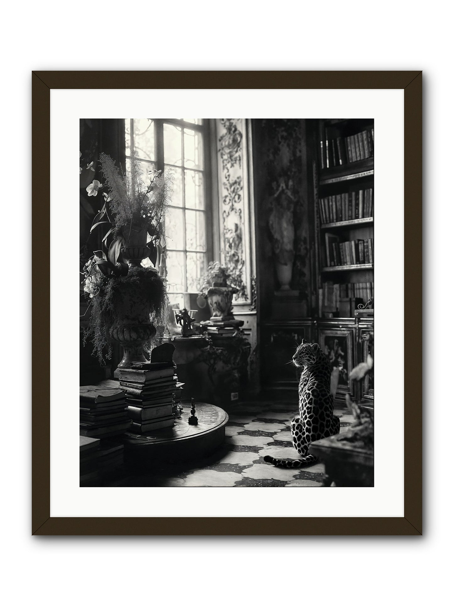 Jasper -- Framed Print - Black 20x25