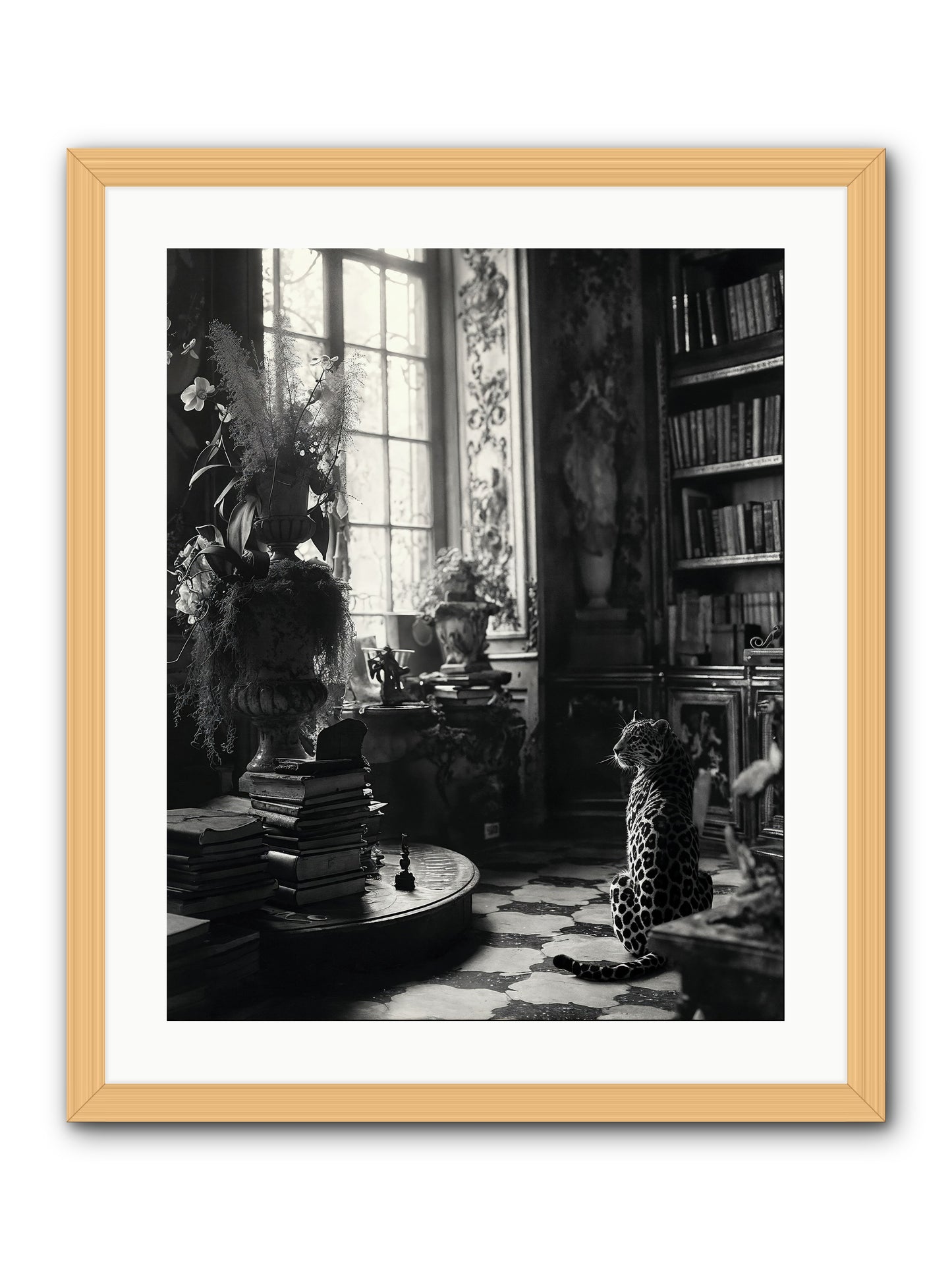 Jasper -- Framed Print - Natural 20x25