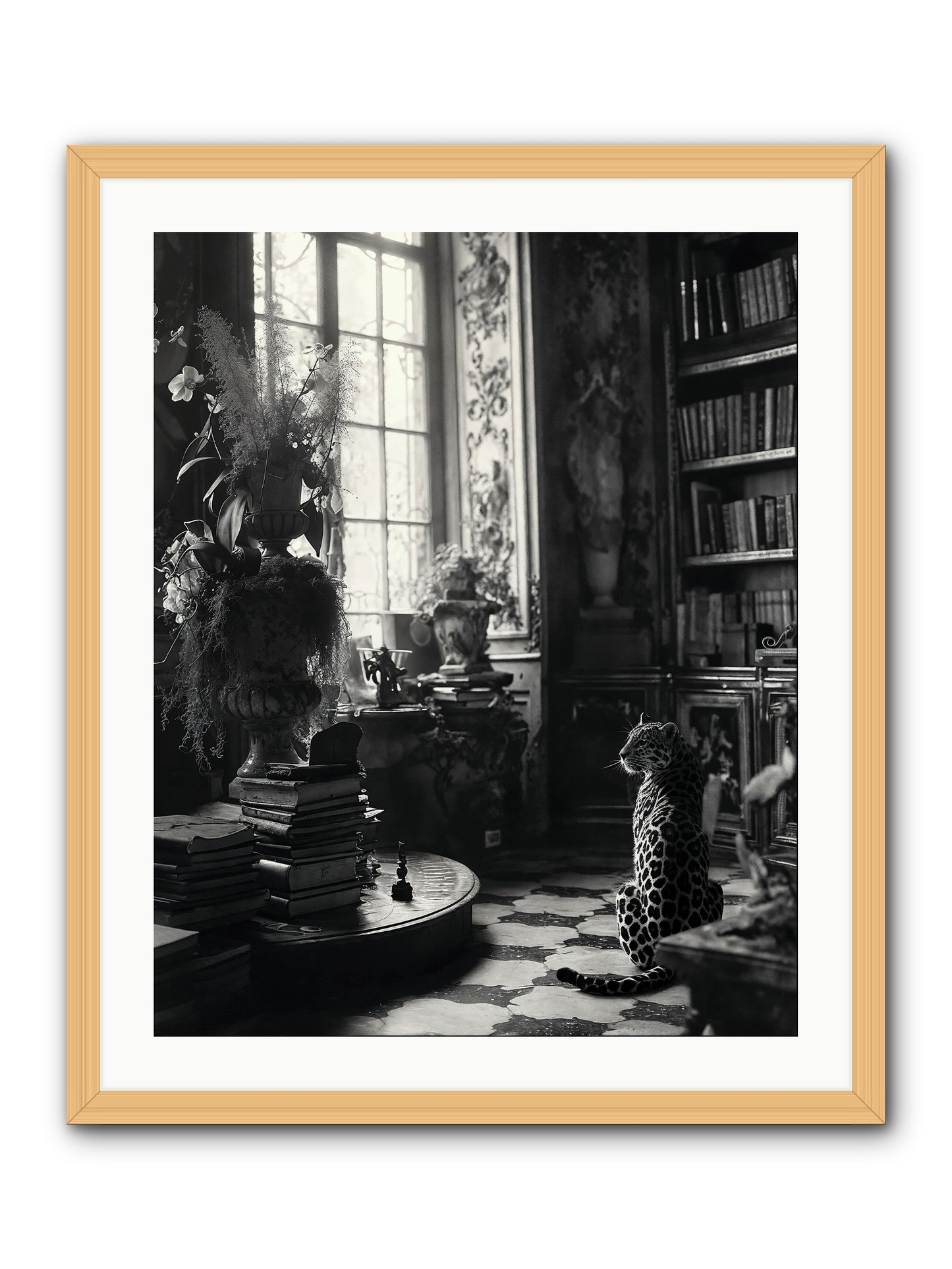 Jasper -- Framed Print - Natural 24x30