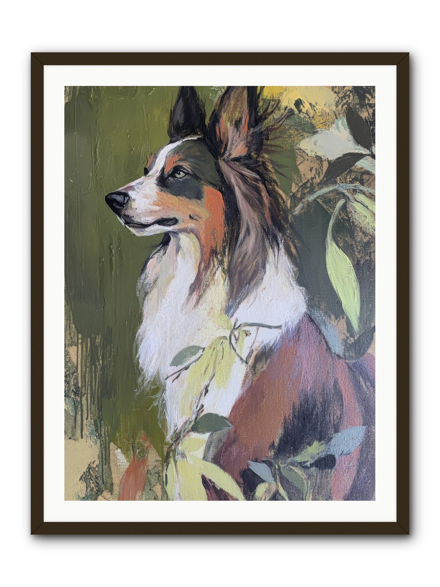 Jasper -- Framed Print - Black 30x40