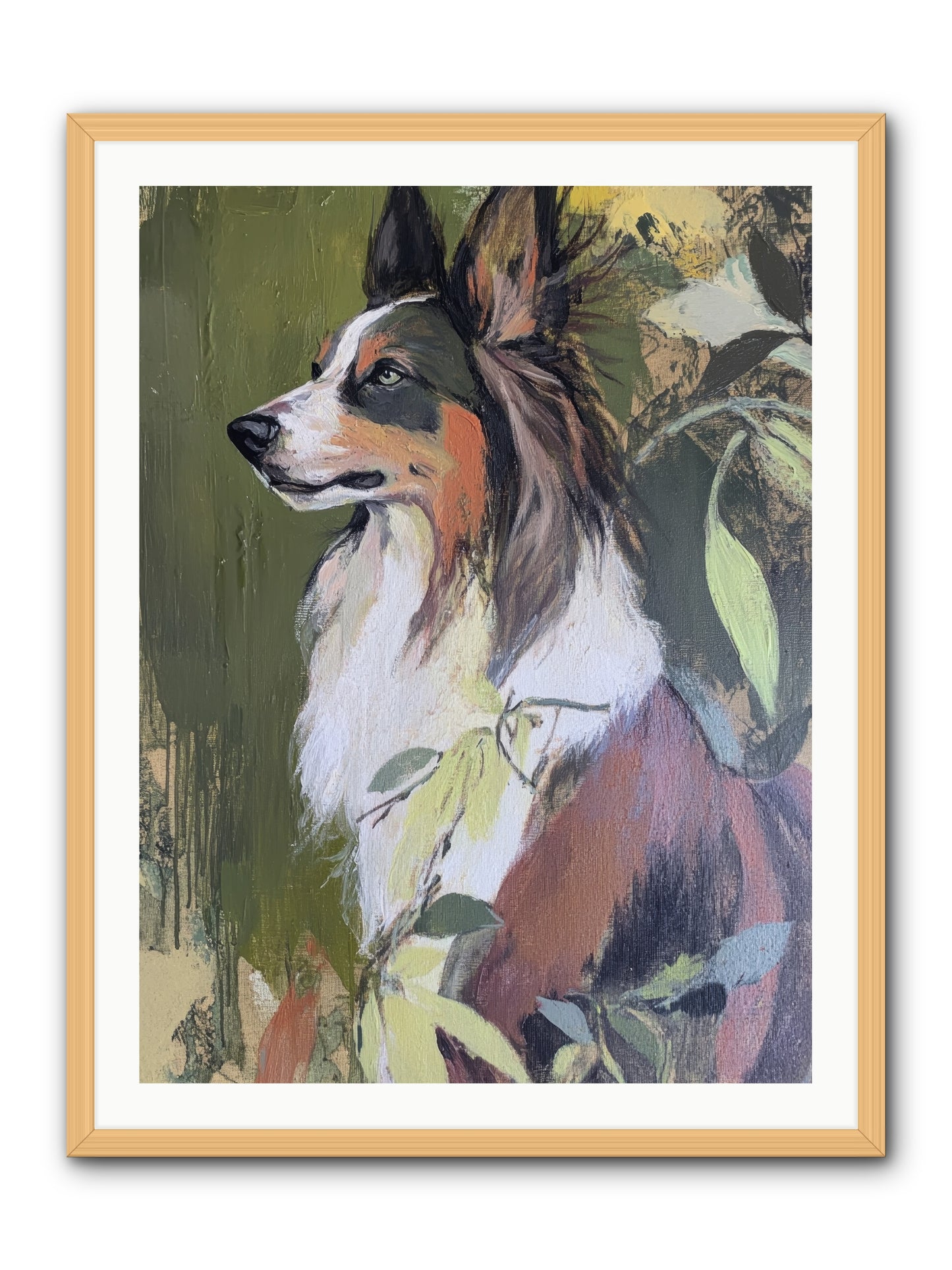 Jasper -- Framed Print - Natural 30x40