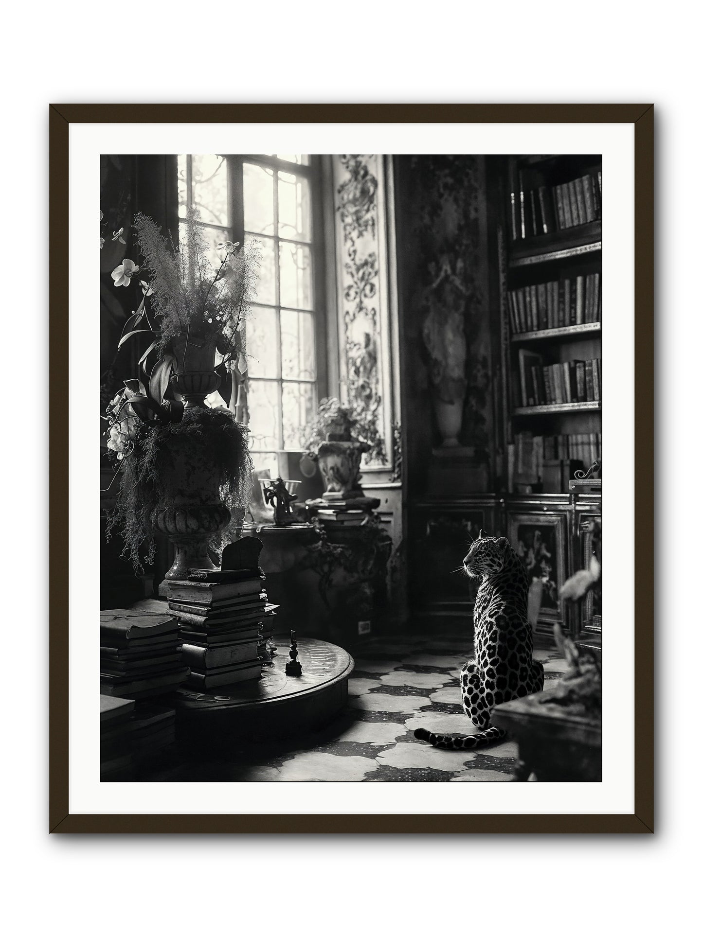 Jasper -- Framed Print - Black 32x40