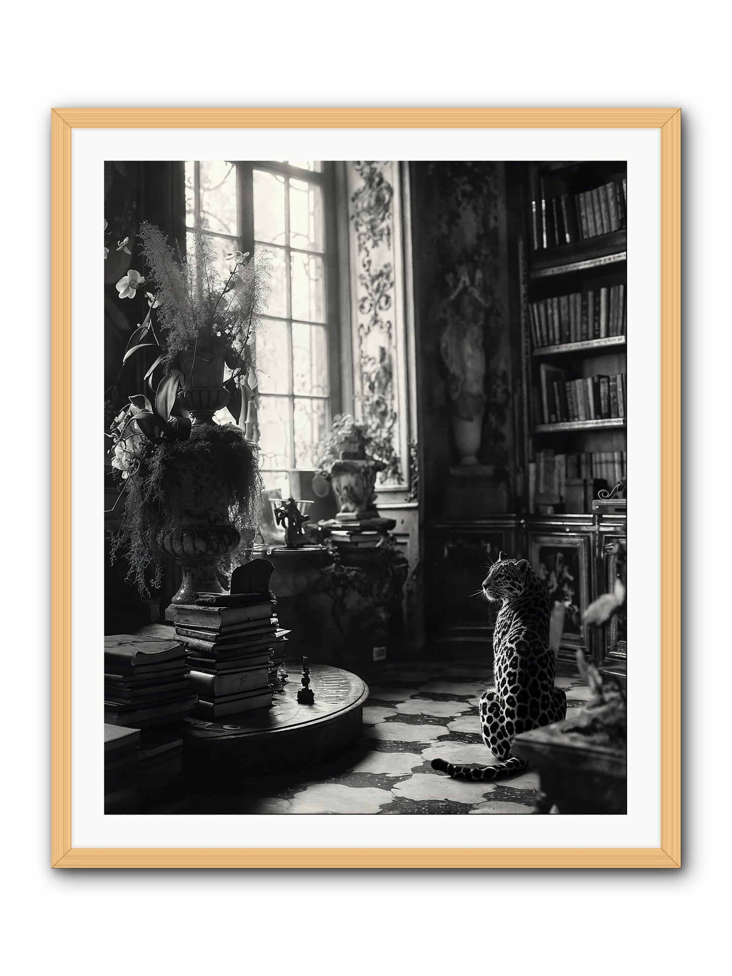 Jasper -- Framed Print - Natural 32x40