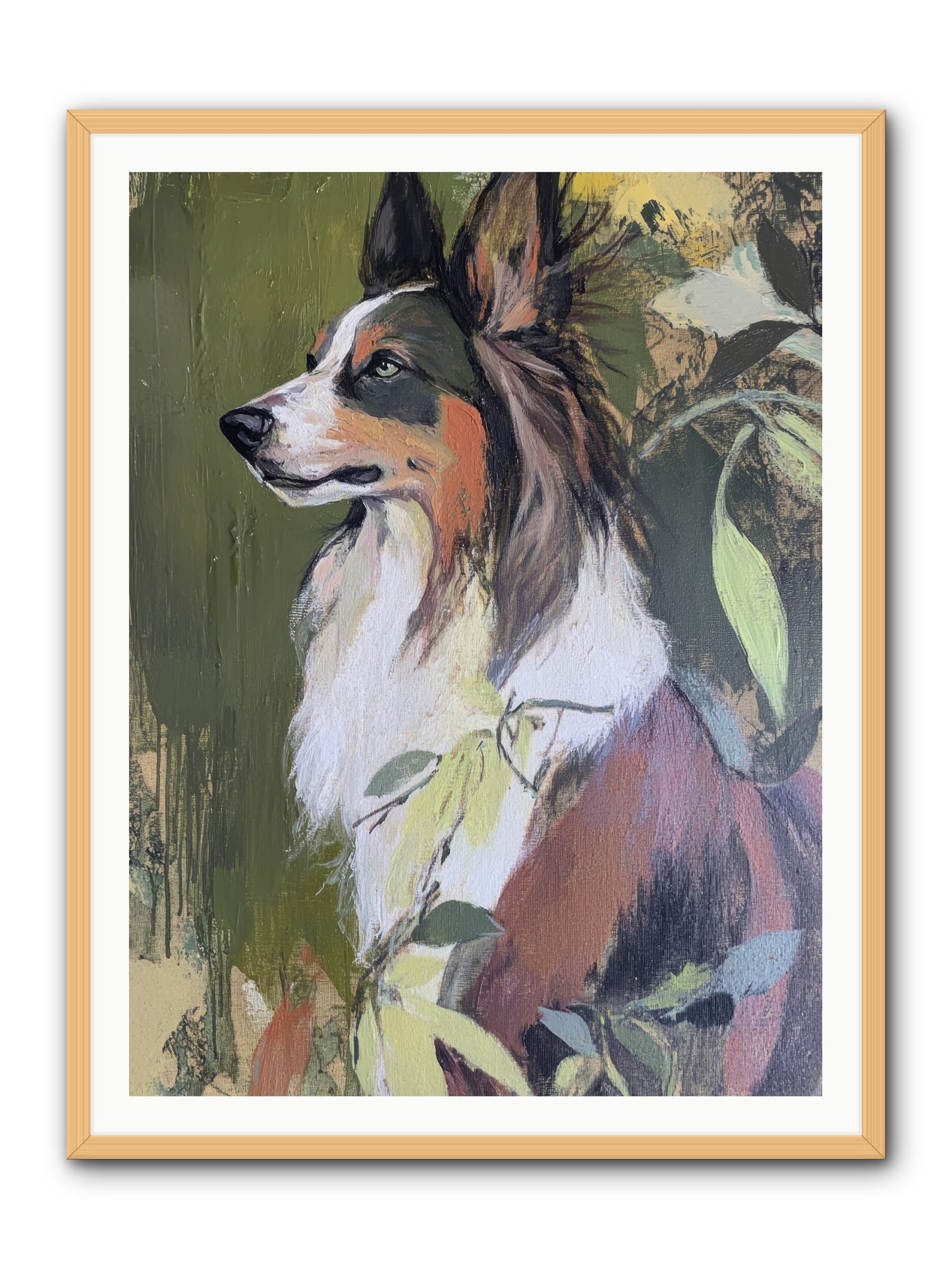 Jasper -- Framed Print - Natural 36x48
