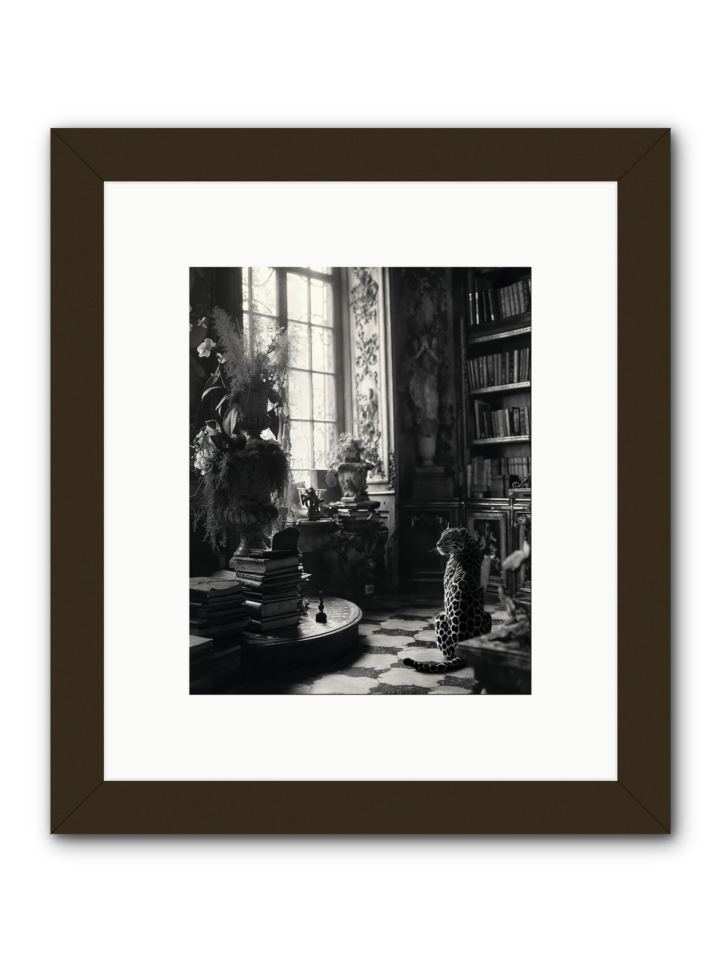 Jasper -- Framed Print - Black 8x10