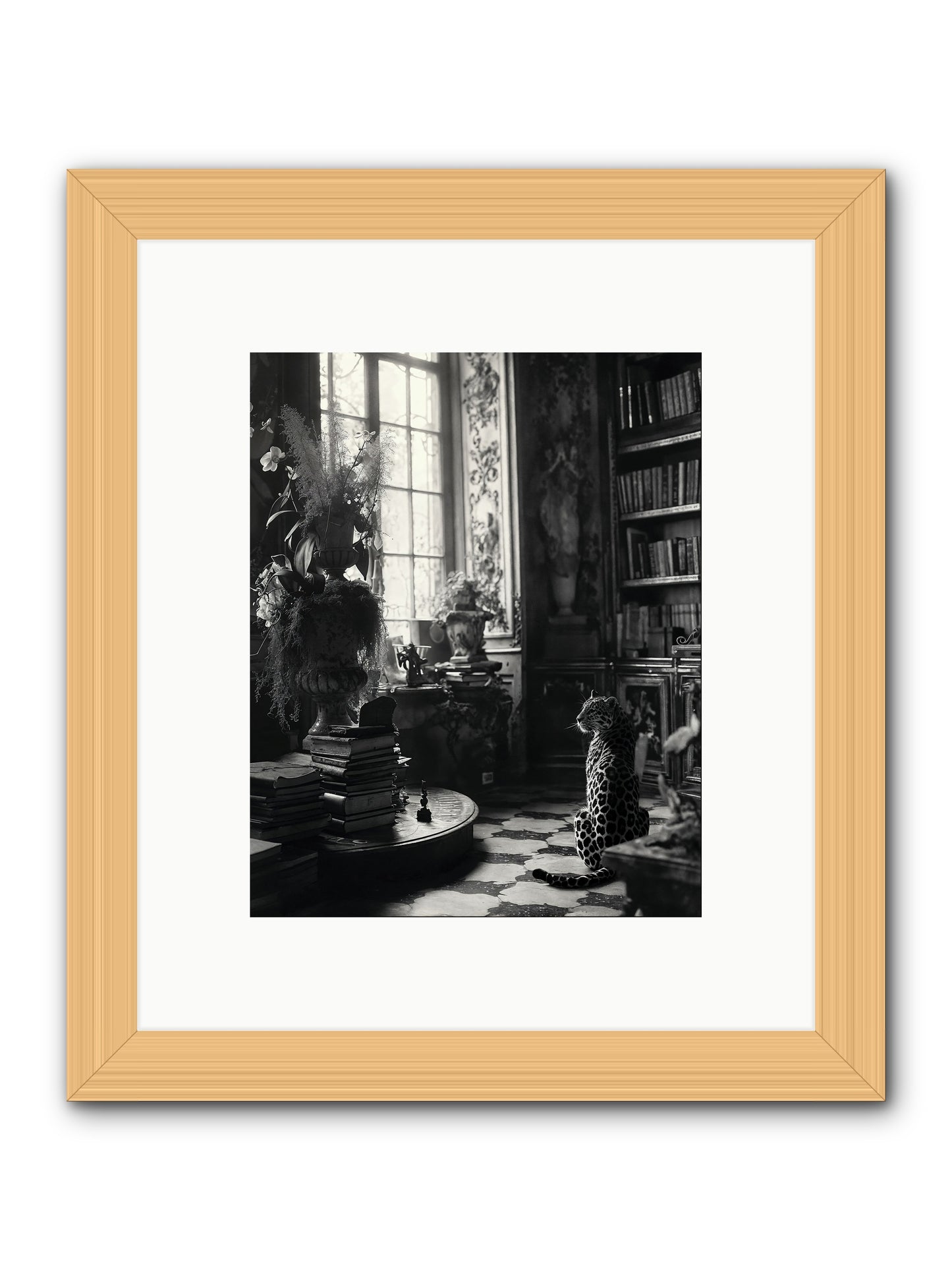 Jasper -- Framed Print - Natural 8x10