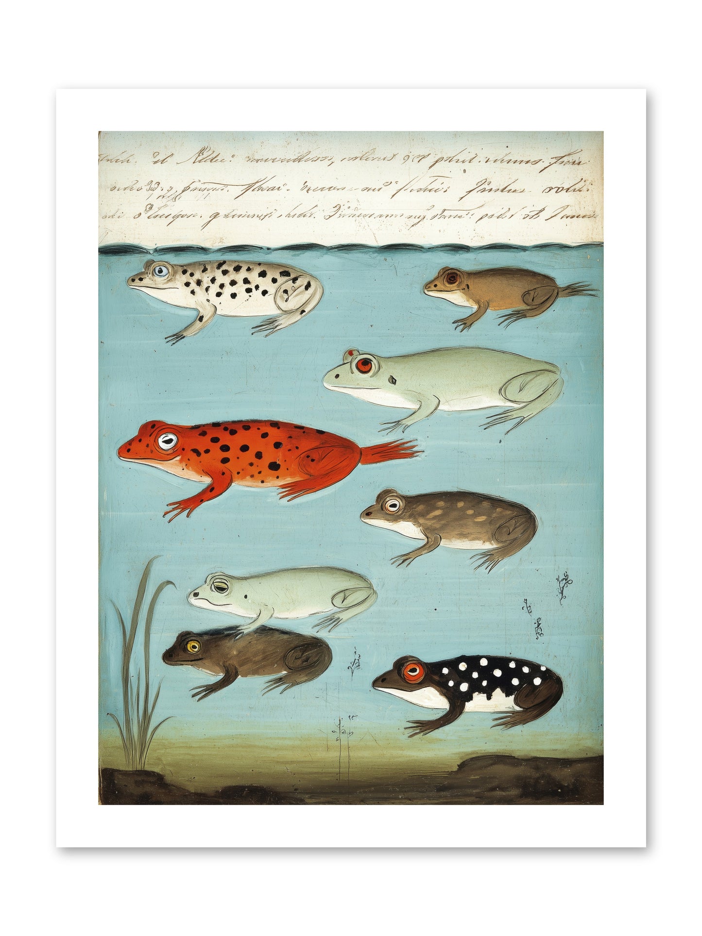 Jeweled Gathering -- Loose Canvas Print 12x16