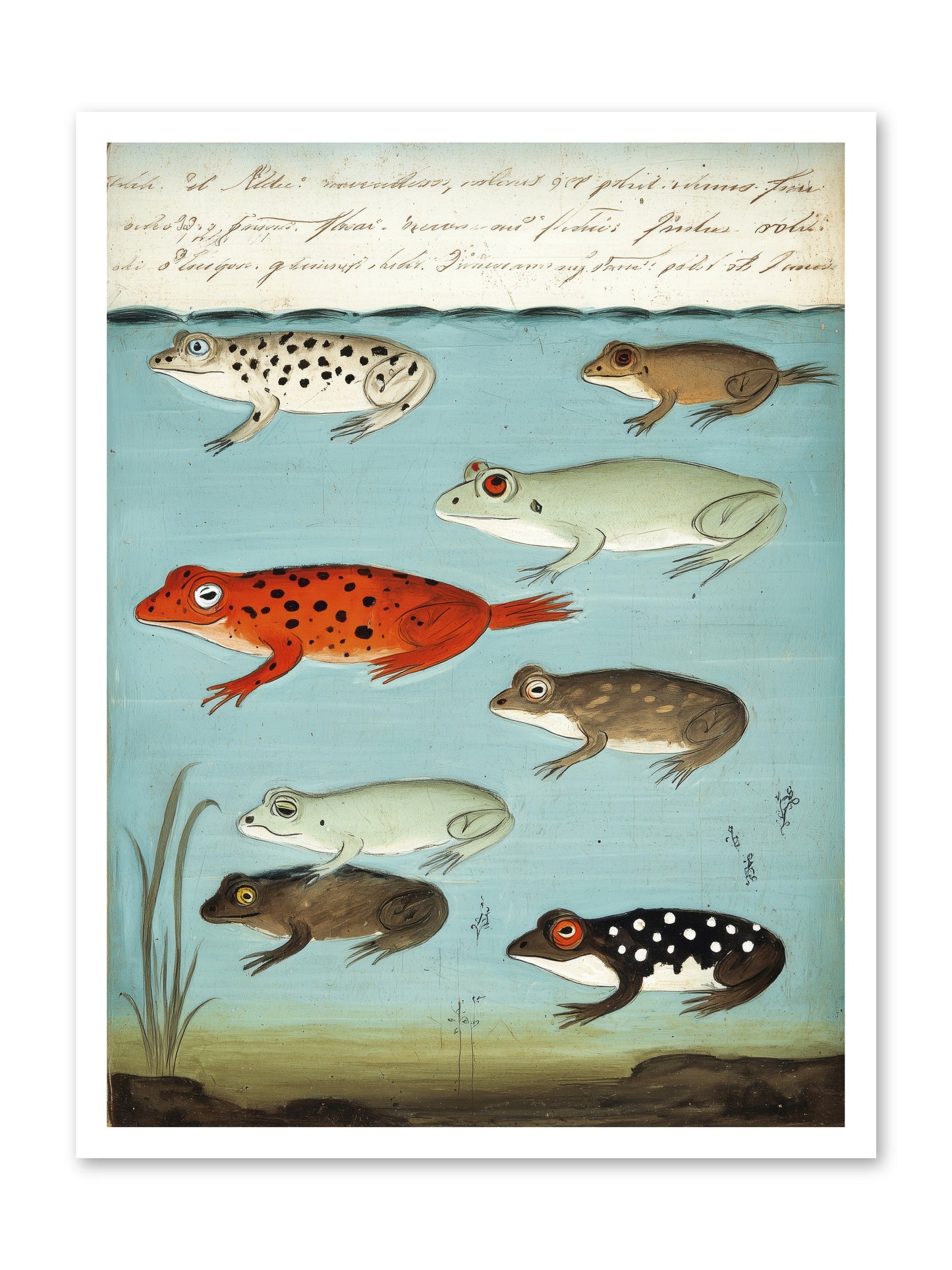 Jeweled Gathering -- Loose Canvas Print 24x32
