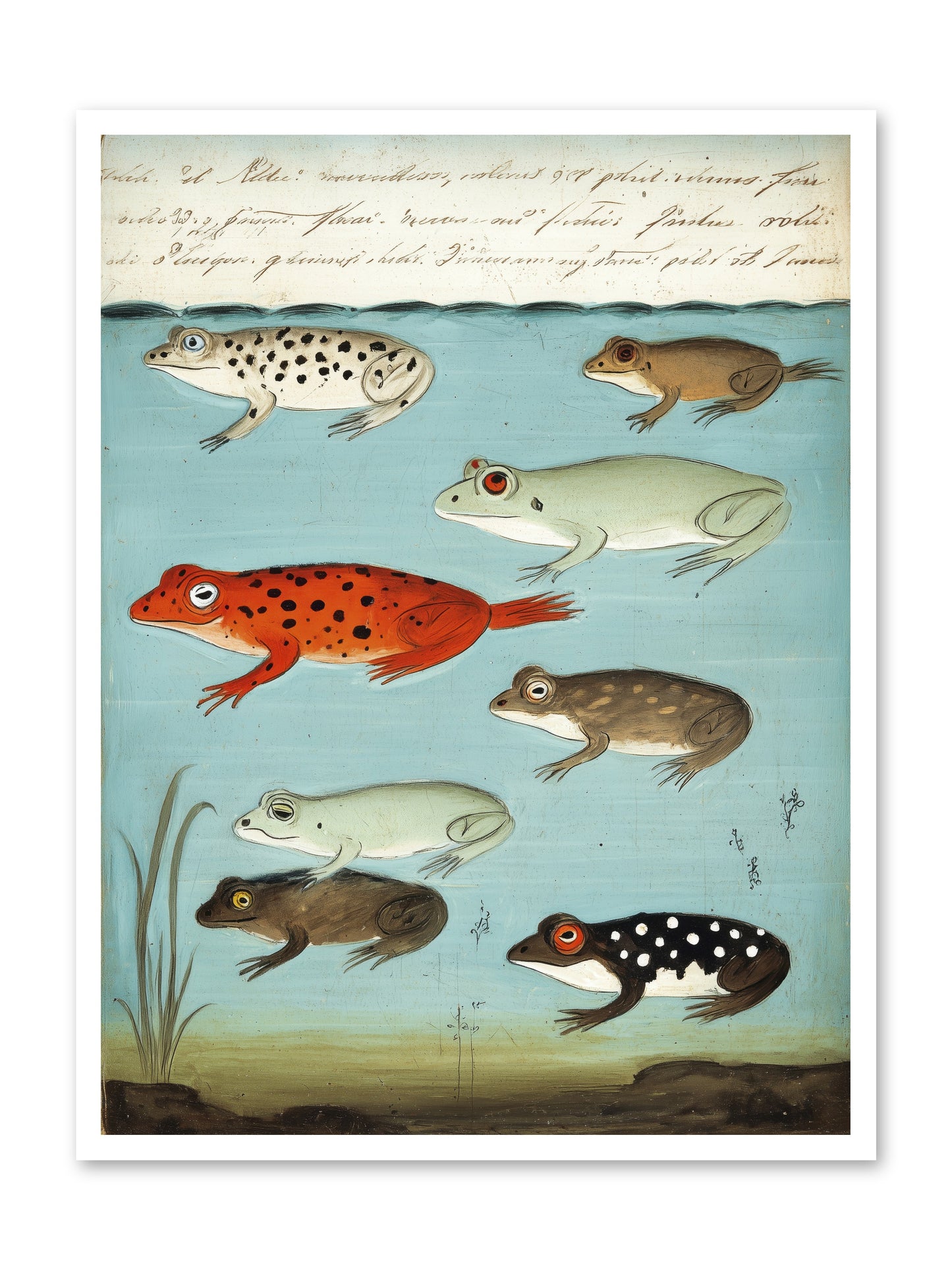 Jeweled Gathering -- Loose Canvas Print 30x40