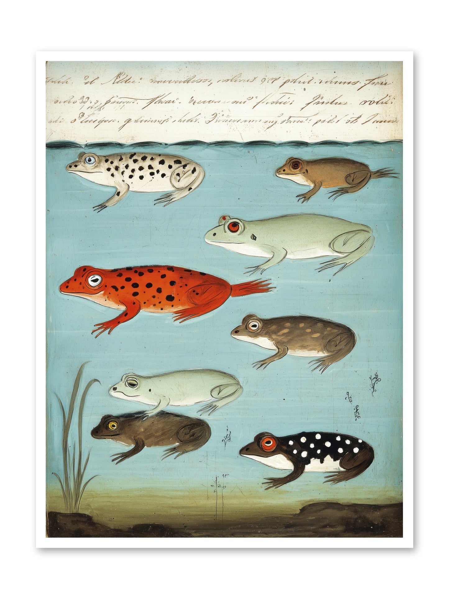 Jeweled Gathering -- Loose Canvas Print 36x48