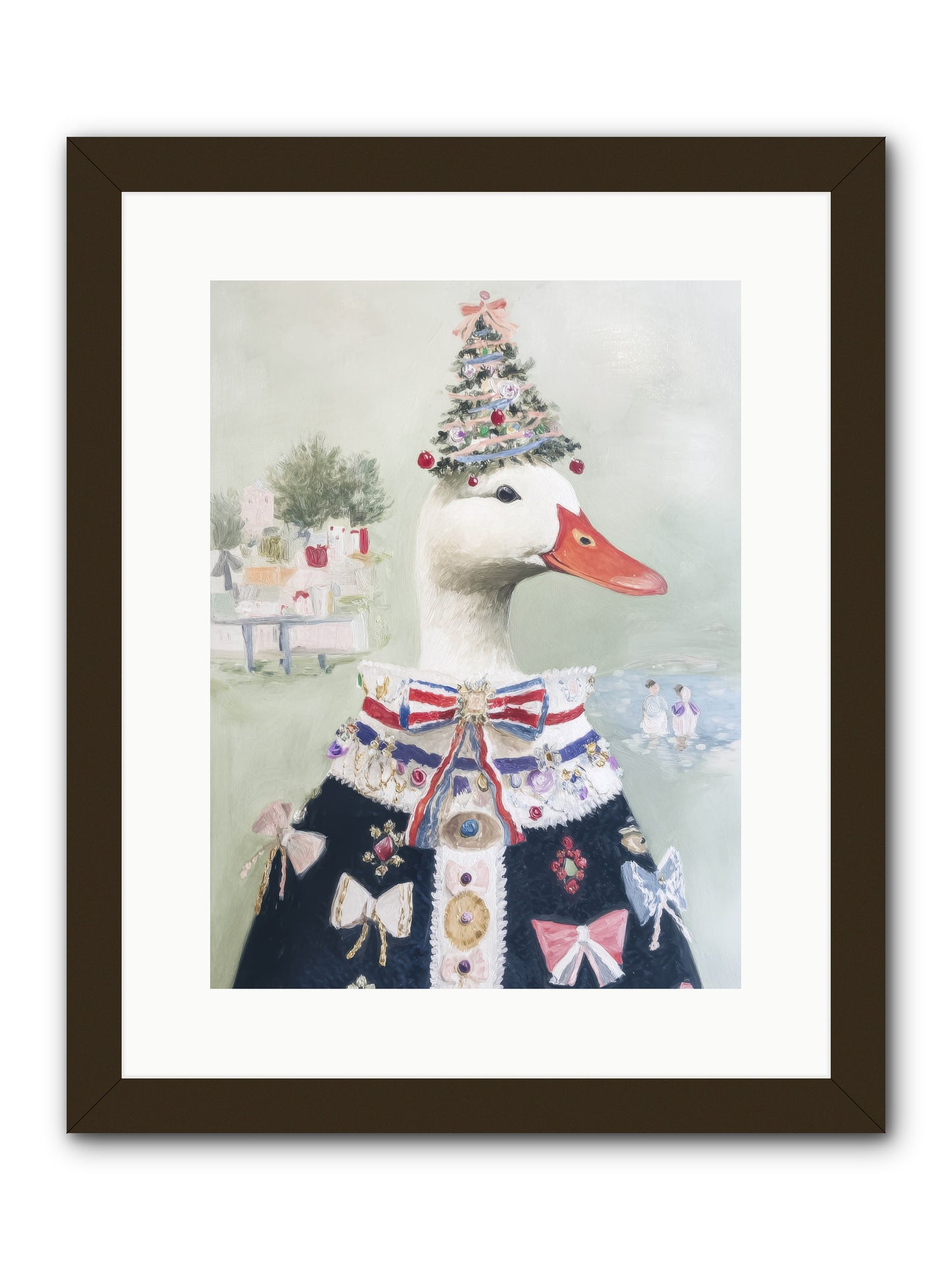 Jeweled Whispers -- Framed Print - Black 12x16