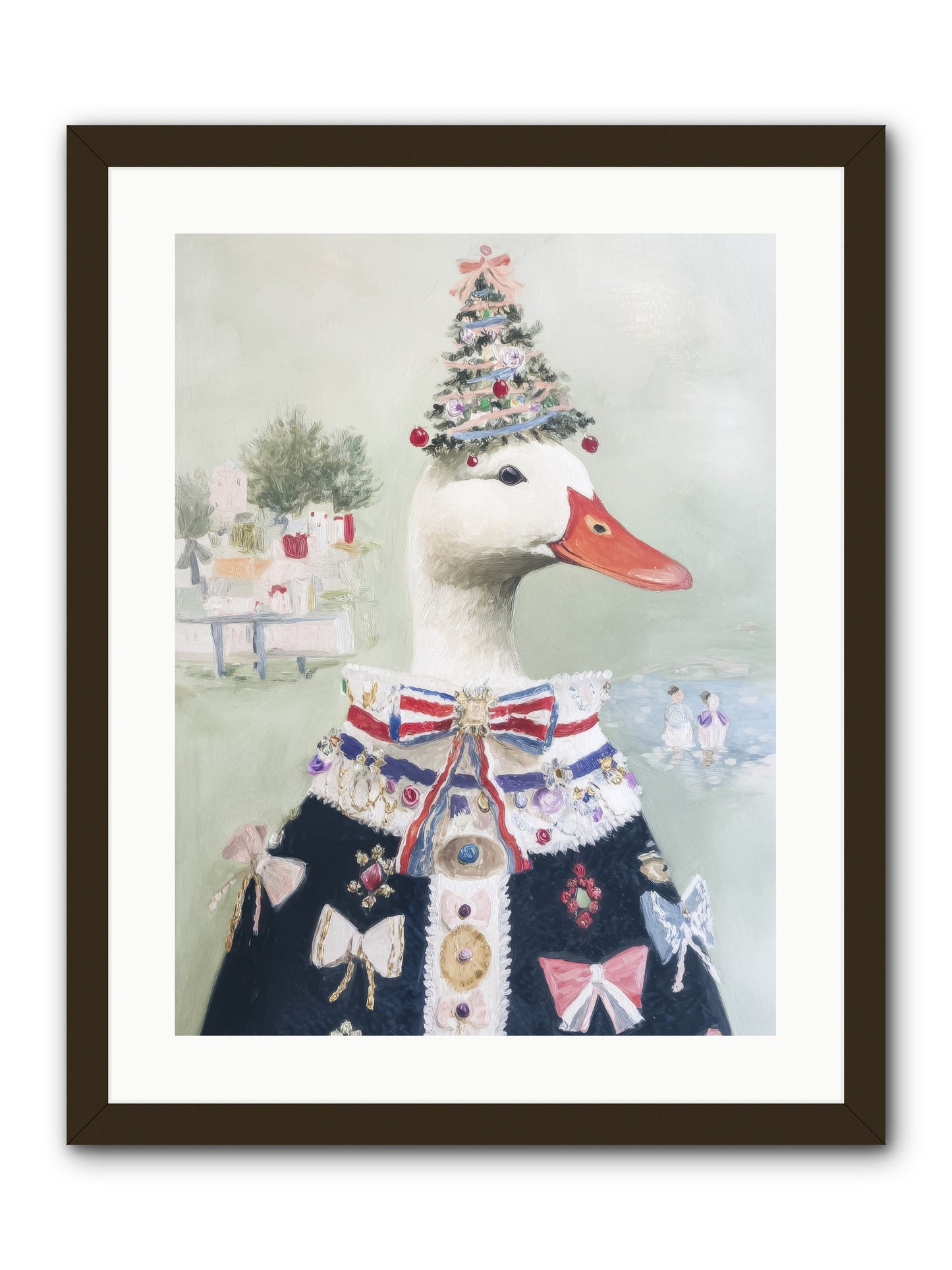 Jeweled Whispers -- Framed Print - Black 18x24