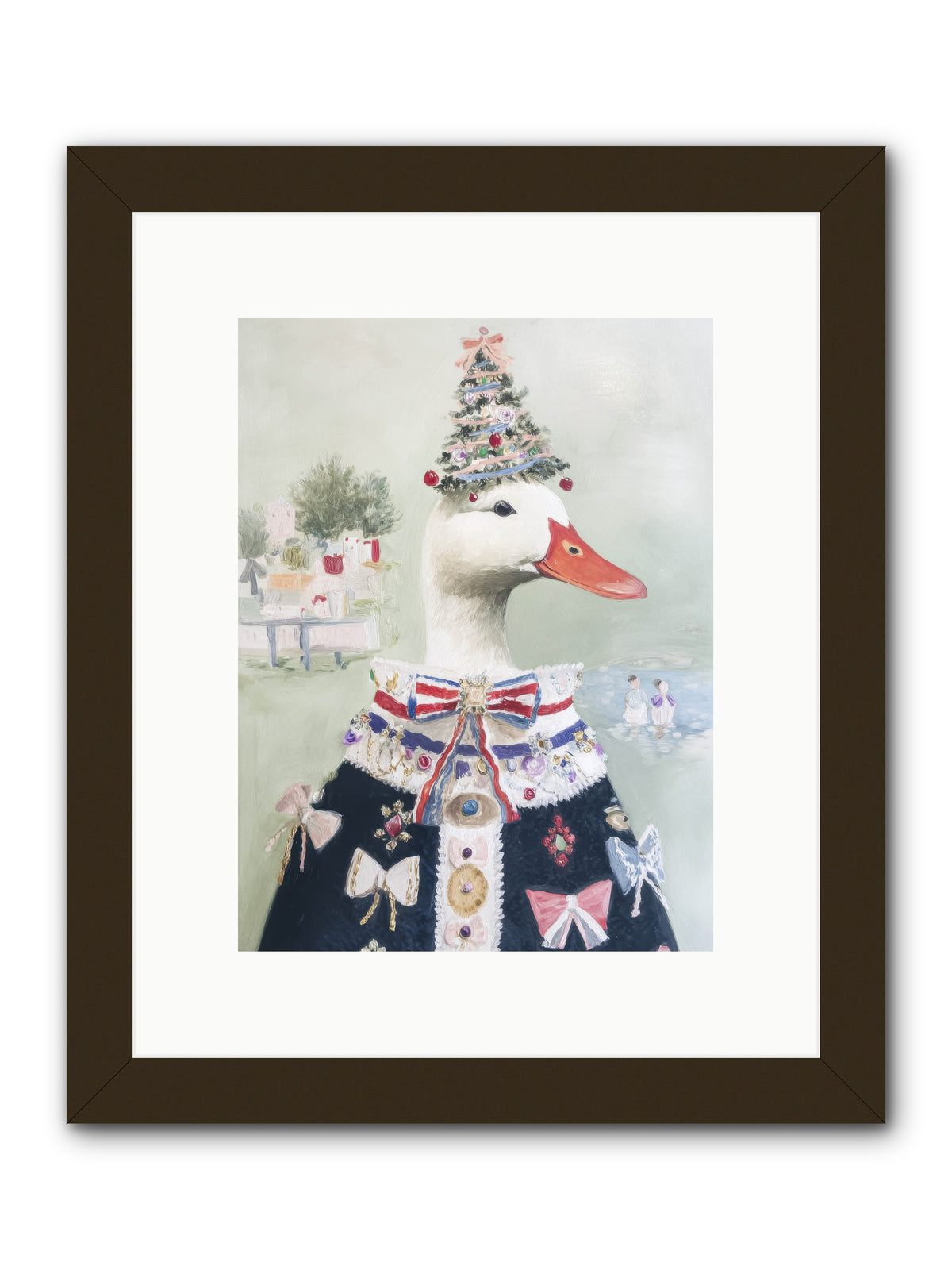 Jeweled Whispers -- Framed Print - Black 9x12