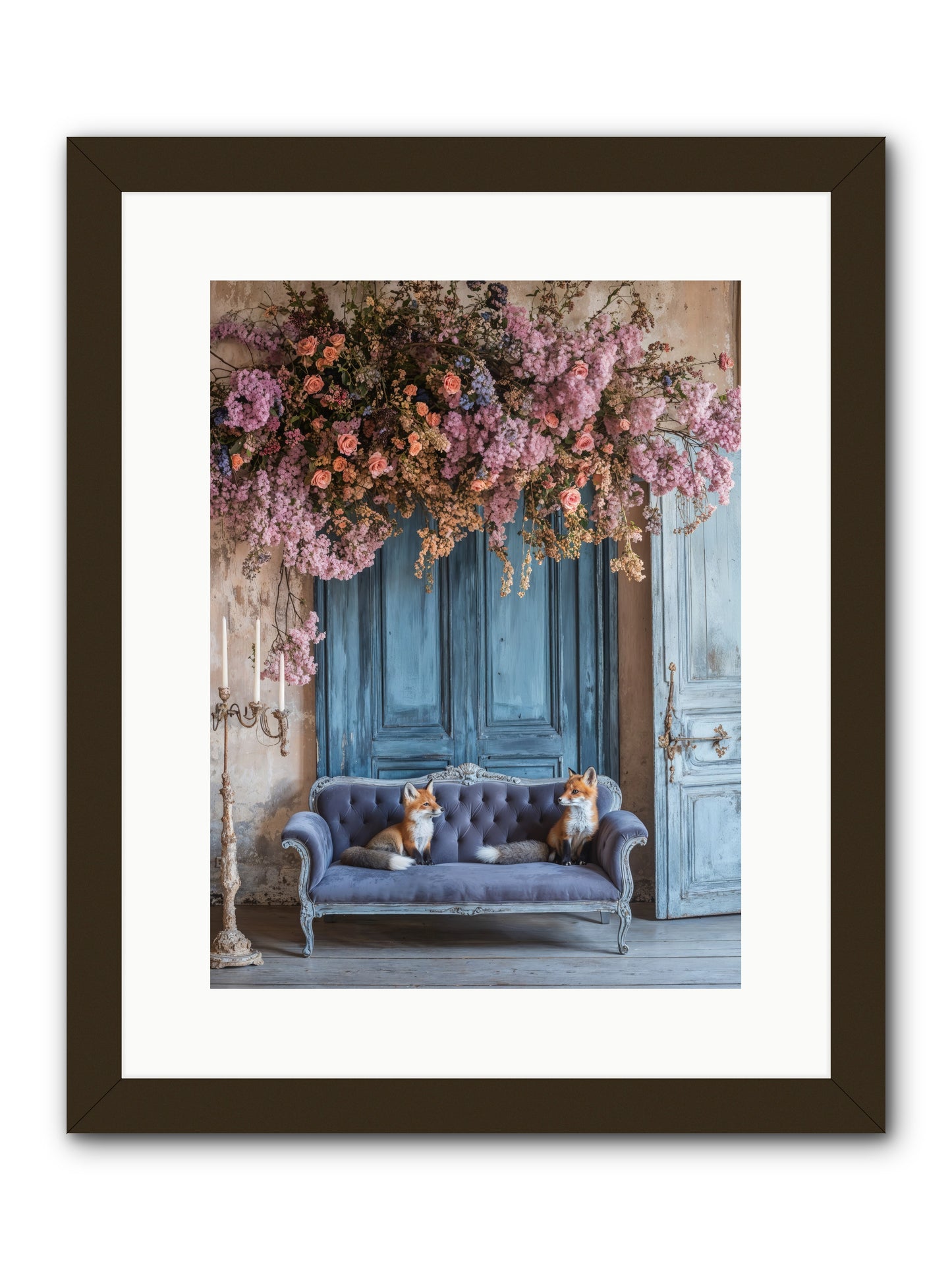 Jewels In The Thicket -- Framed Print - Black 12x16