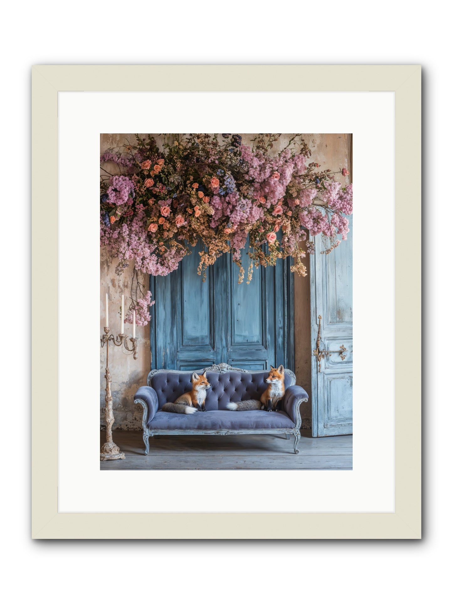 Jewels In The Thicket -- Framed Print - White 12x16