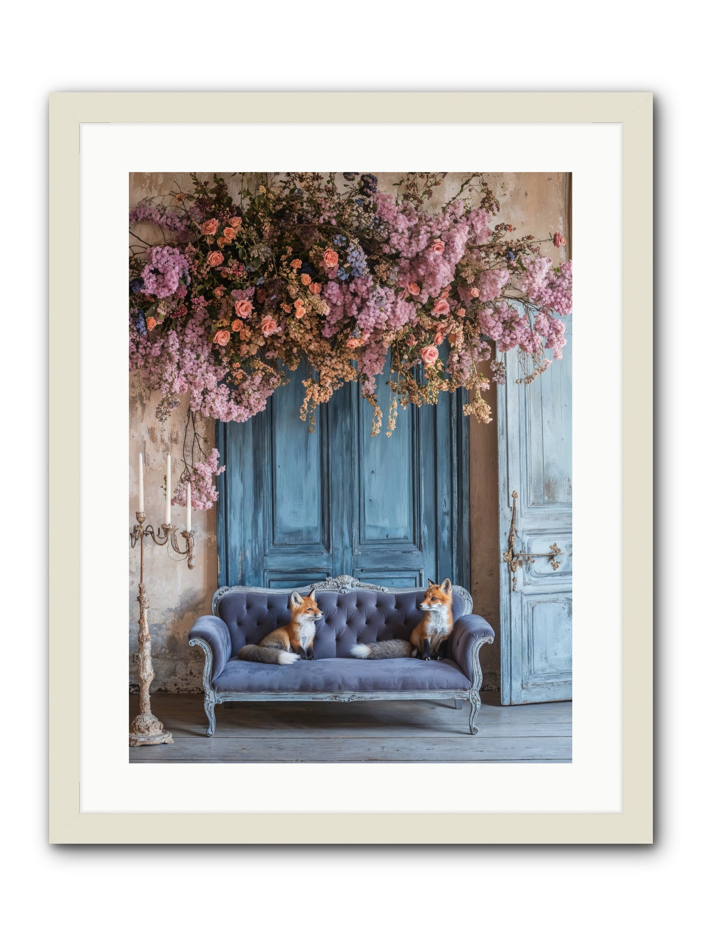 Jewels In The Thicket -- Framed Print - White 18x24