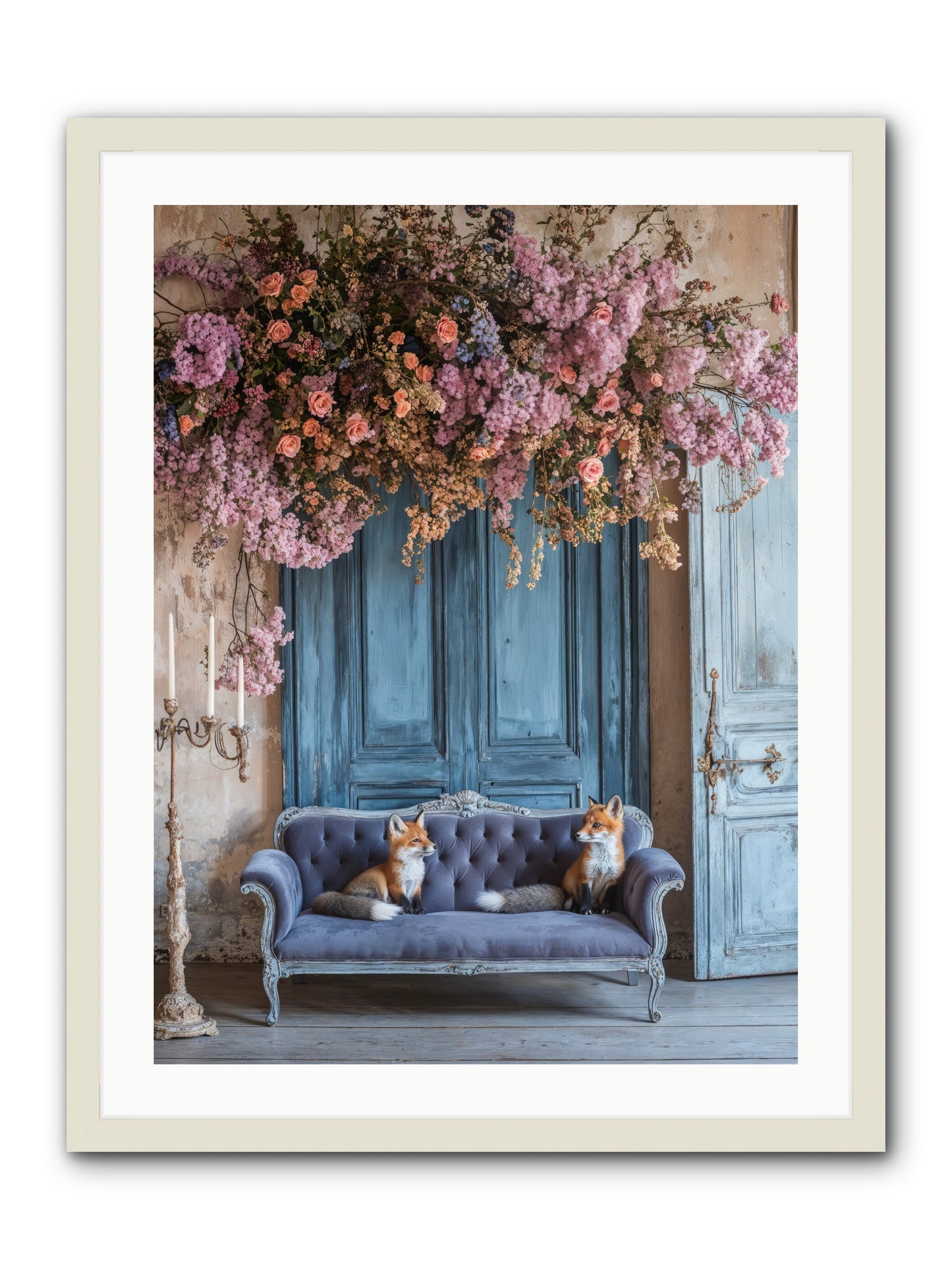 Jewels In The Thicket -- Framed Print - White 24x32