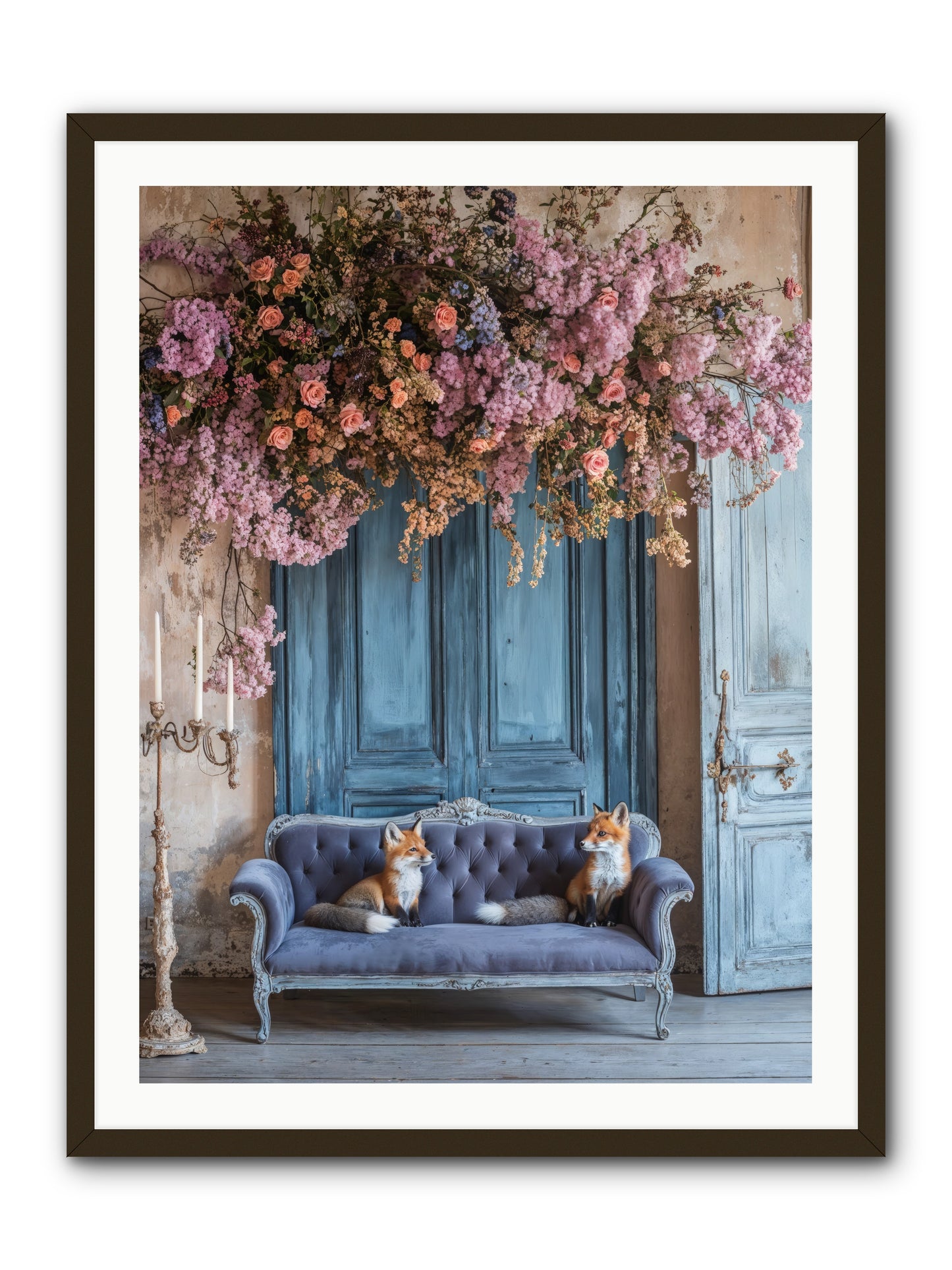 Jewels In The Thicket -- Framed Print - Black 30x40