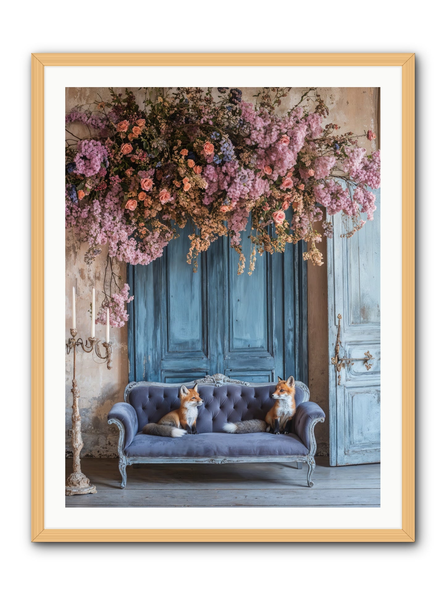 Jewels In The Thicket -- Framed Print - Natural 30x40