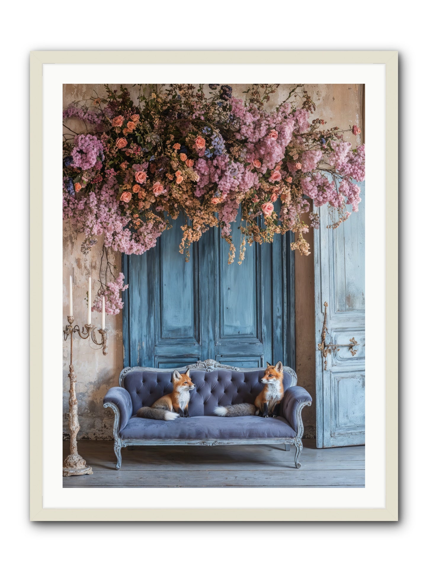 Jewels In The Thicket -- Framed Print - White 30x40