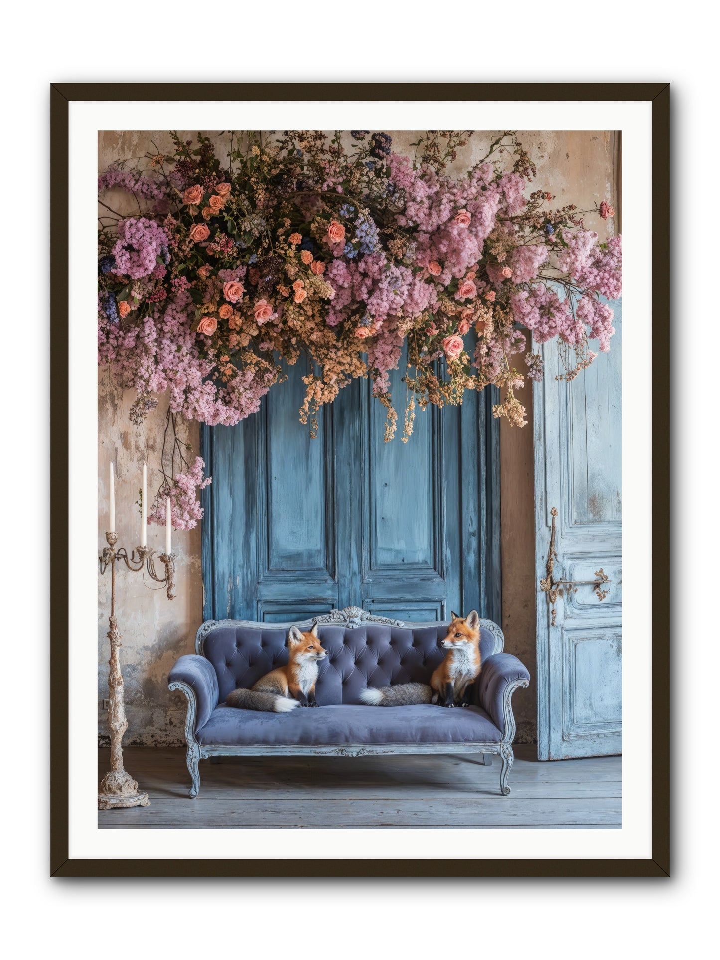 Jewels In The Thicket -- Framed Print - Black 36x48