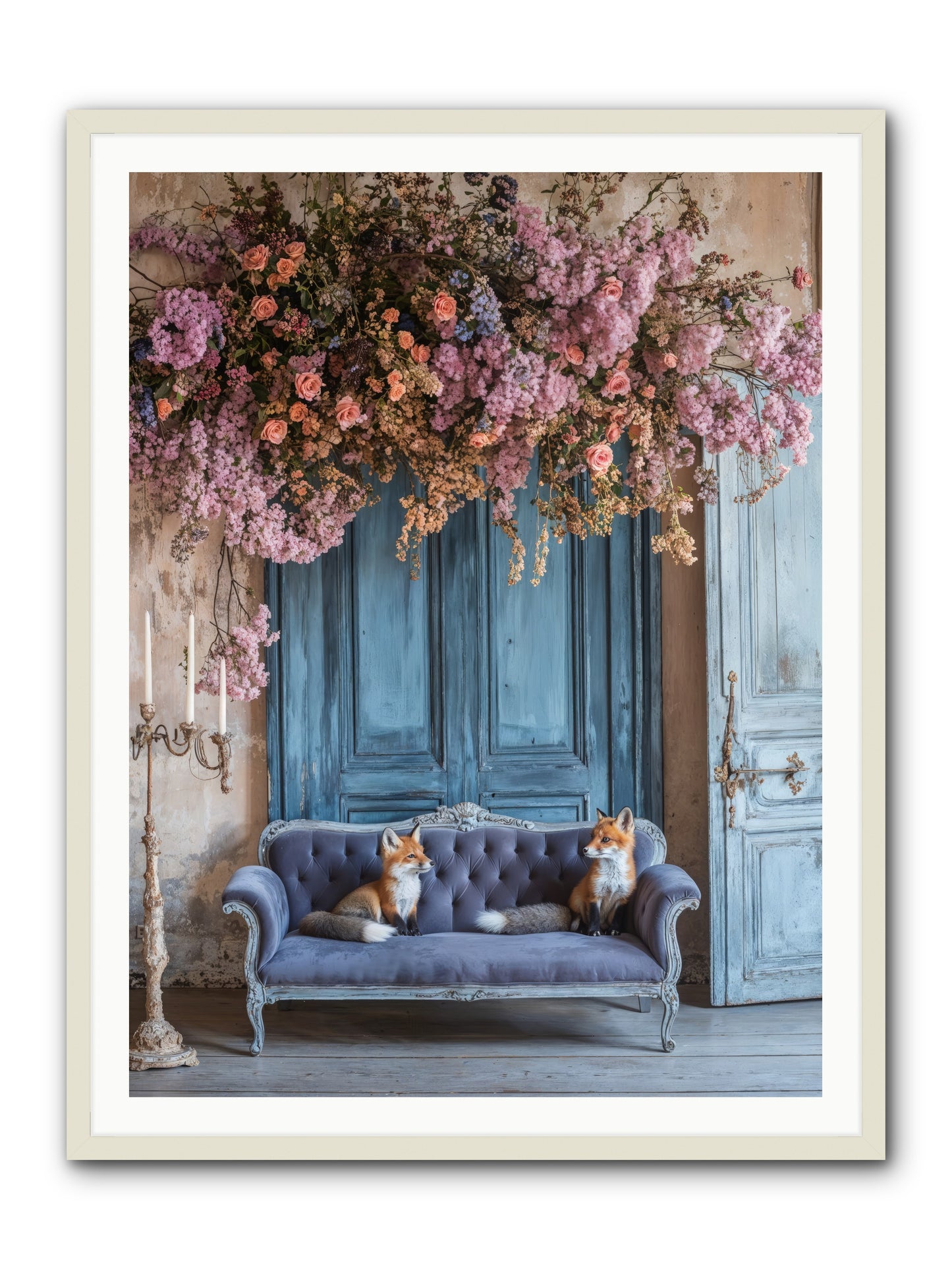 Jewels In The Thicket -- Framed Print - White 36x48
