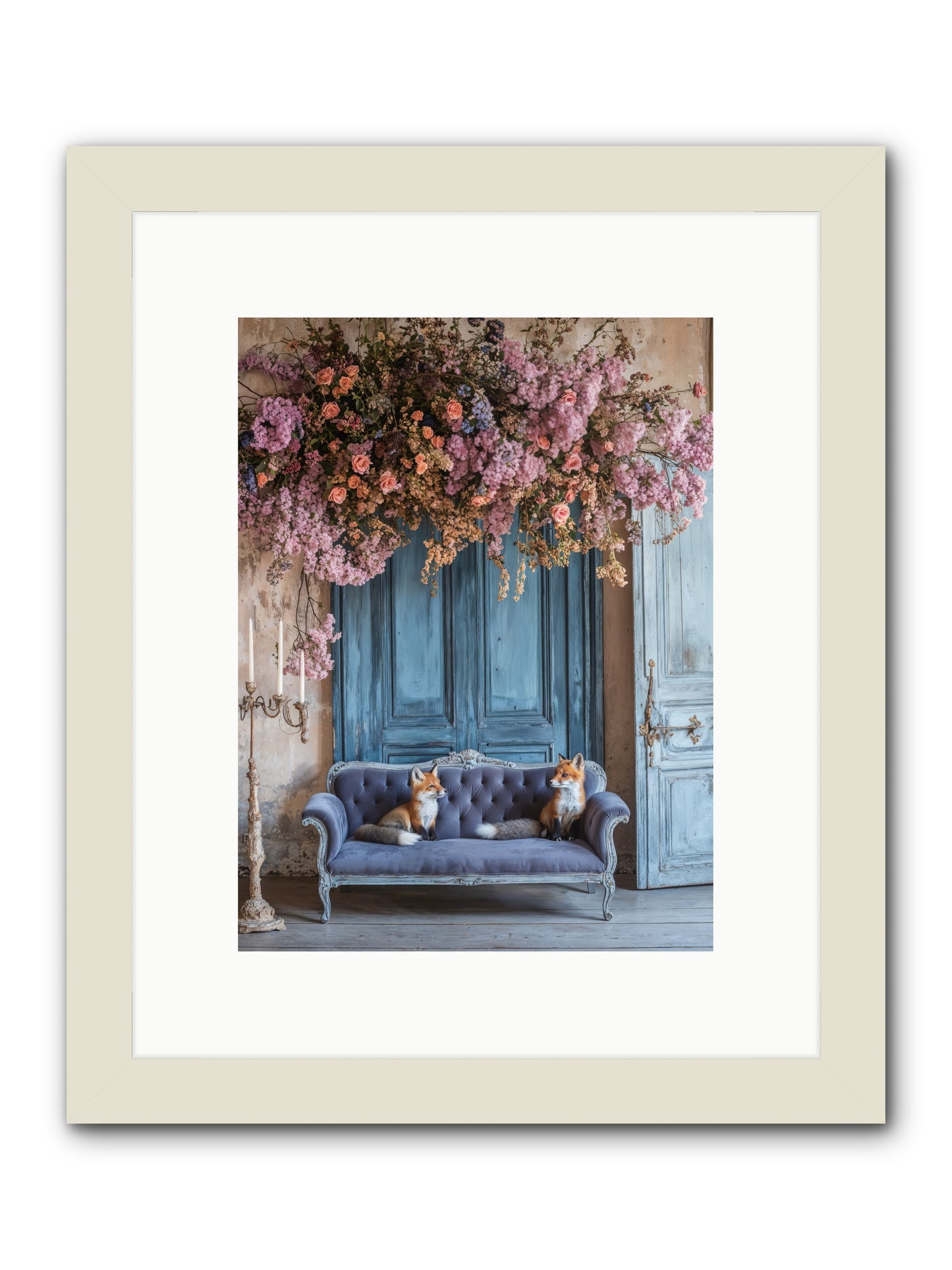 Jewels In The Thicket -- Framed Print - White 9x12