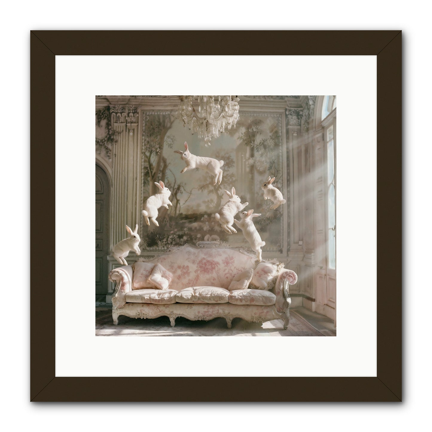 Joie De Vivre -- Framed Print - Black 12x12