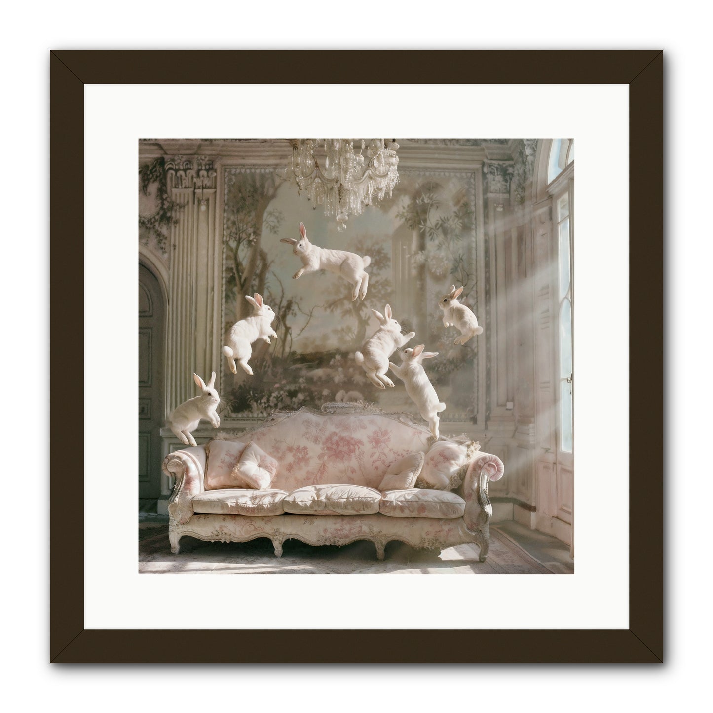Joie De Vivre -- Framed Print - Black 16x16