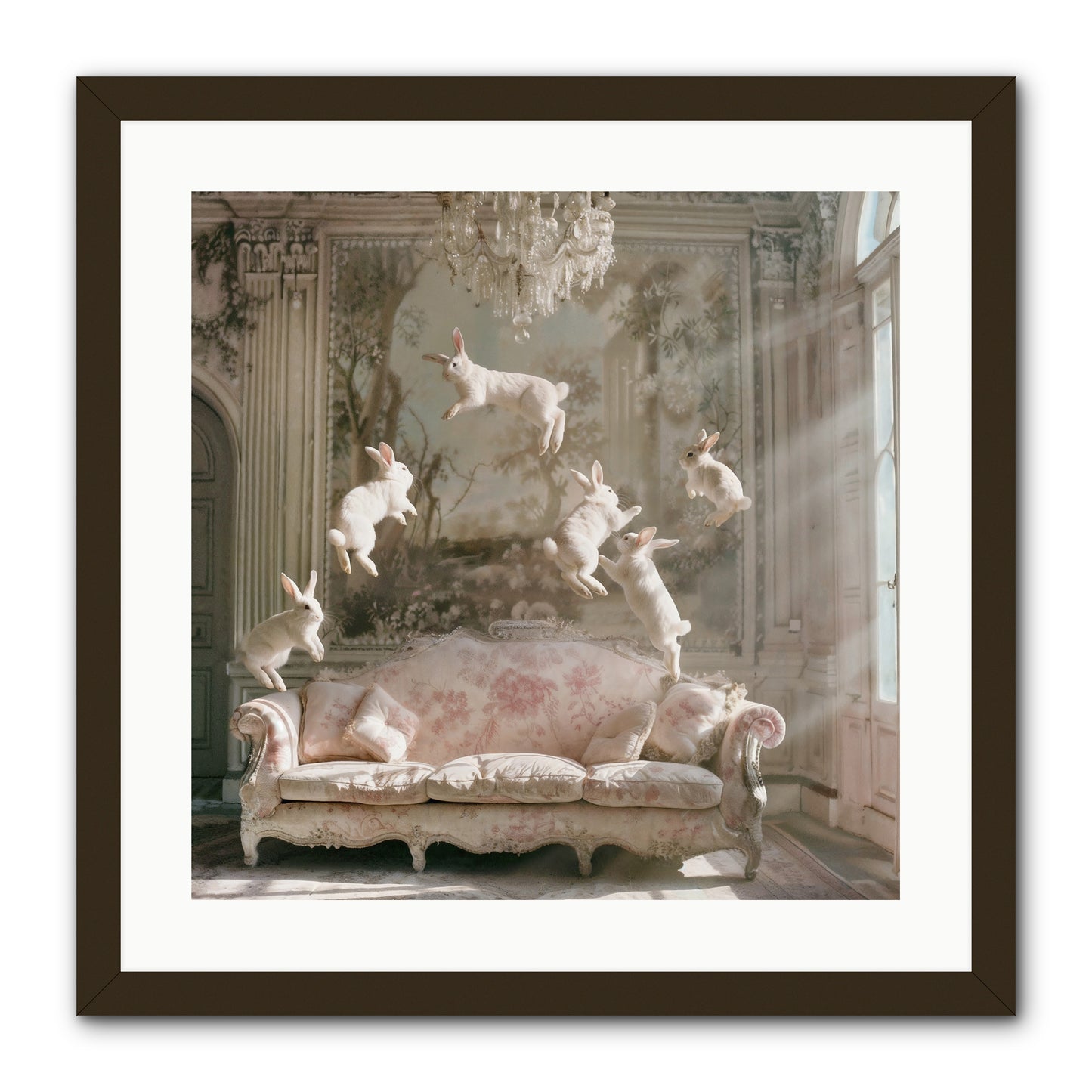 Joie De Vivre -- Framed Print - Black 20x20