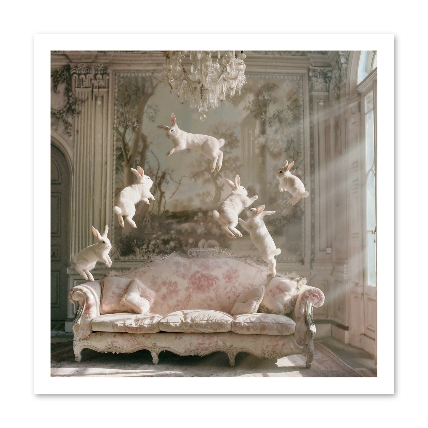 Joie De Vivre -- Loose Canvas Print 20x20