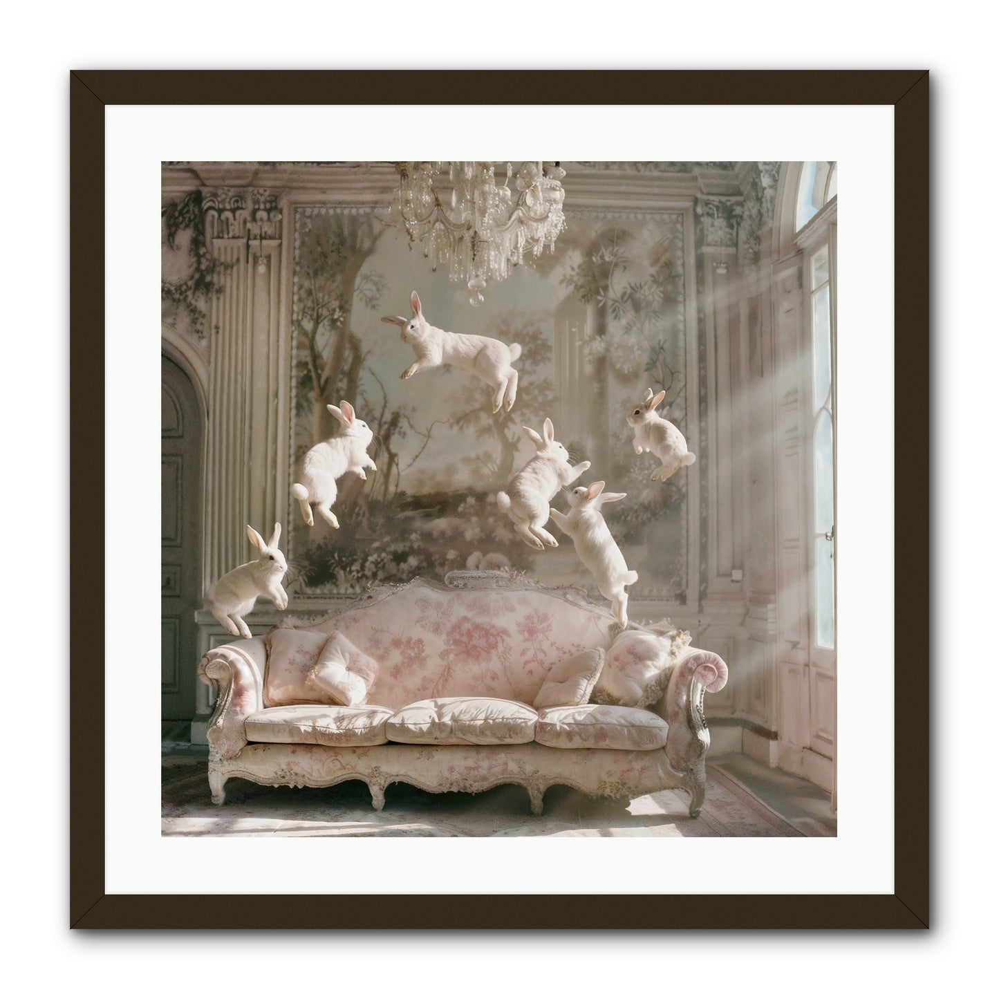 Joie De Vivre -- Framed Print - Black 24x24