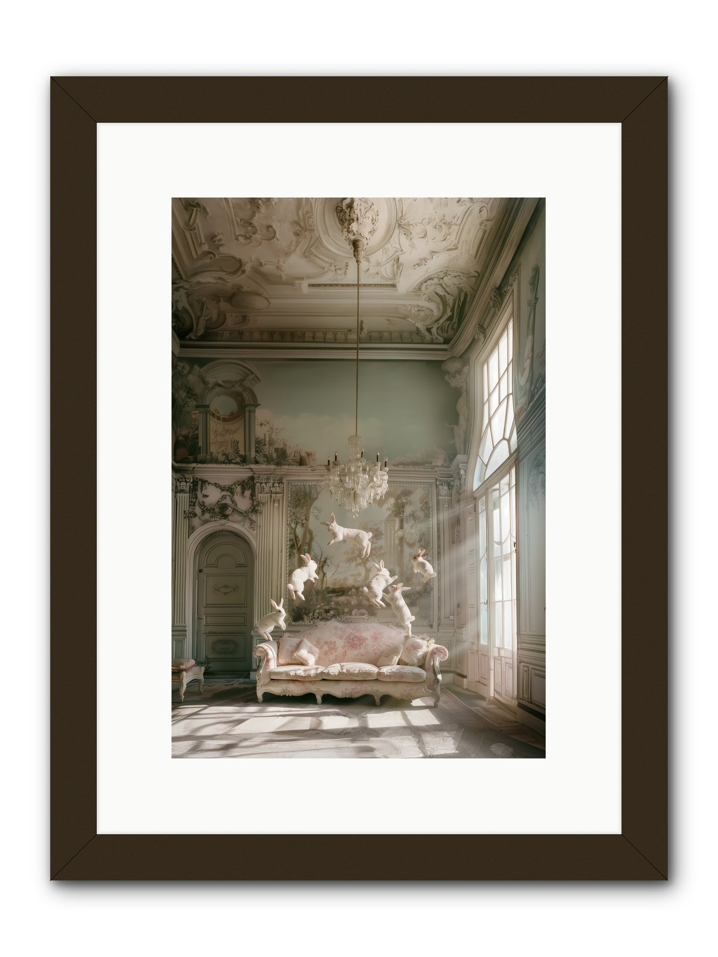 Joie De Vivre Grande -- Framed Print - Black 10x15