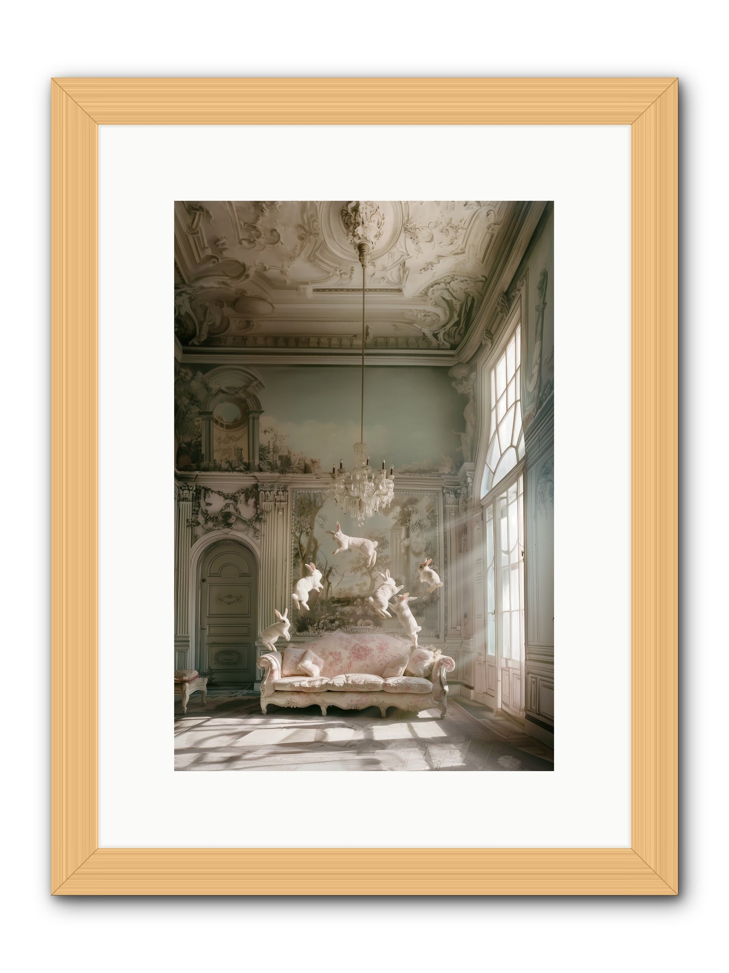 Joie De Vivre Grande -- Framed Print - Natural 10x15
