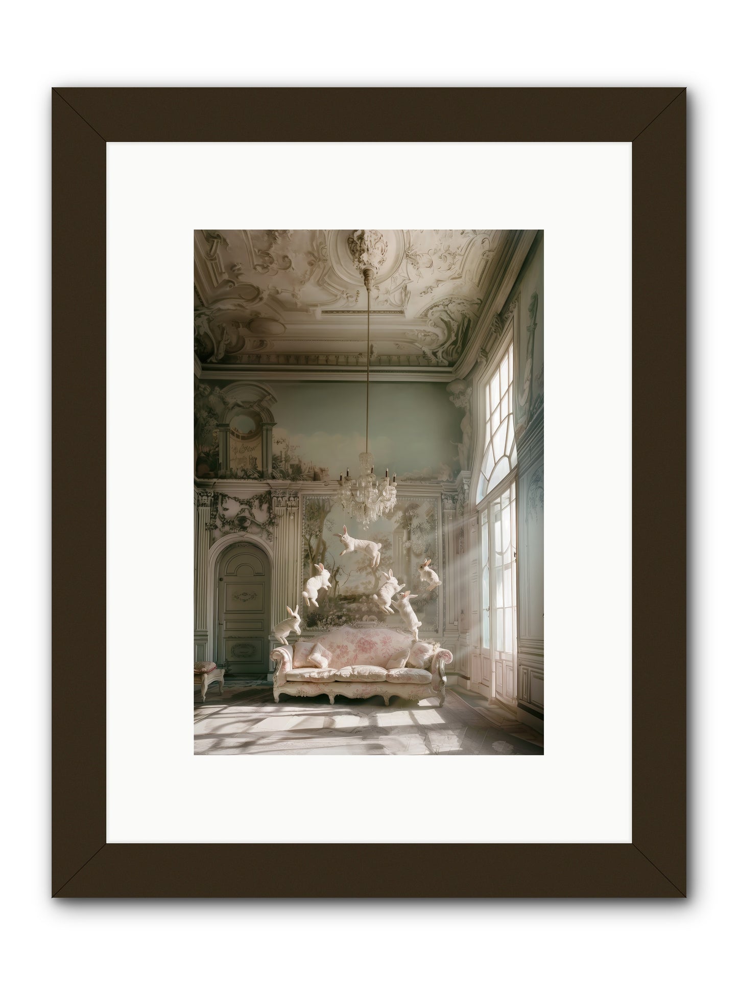 Joie De Vivre Grande -- Framed Print - Black 8x12