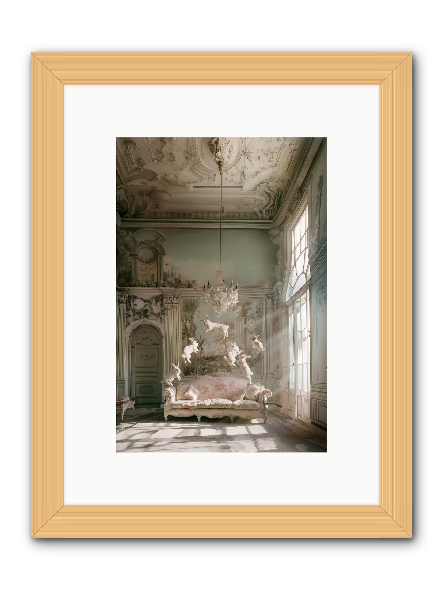 Joie De Vivre Grande -- Framed Print - Natural 8x12