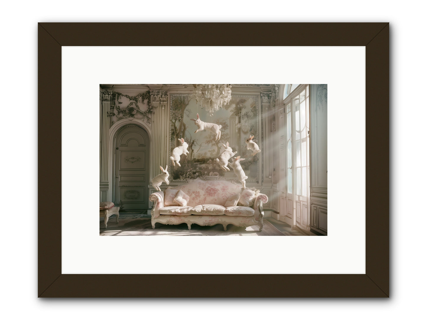 Joie De Vivre No. 2 -- Framed Print - Black 12x8