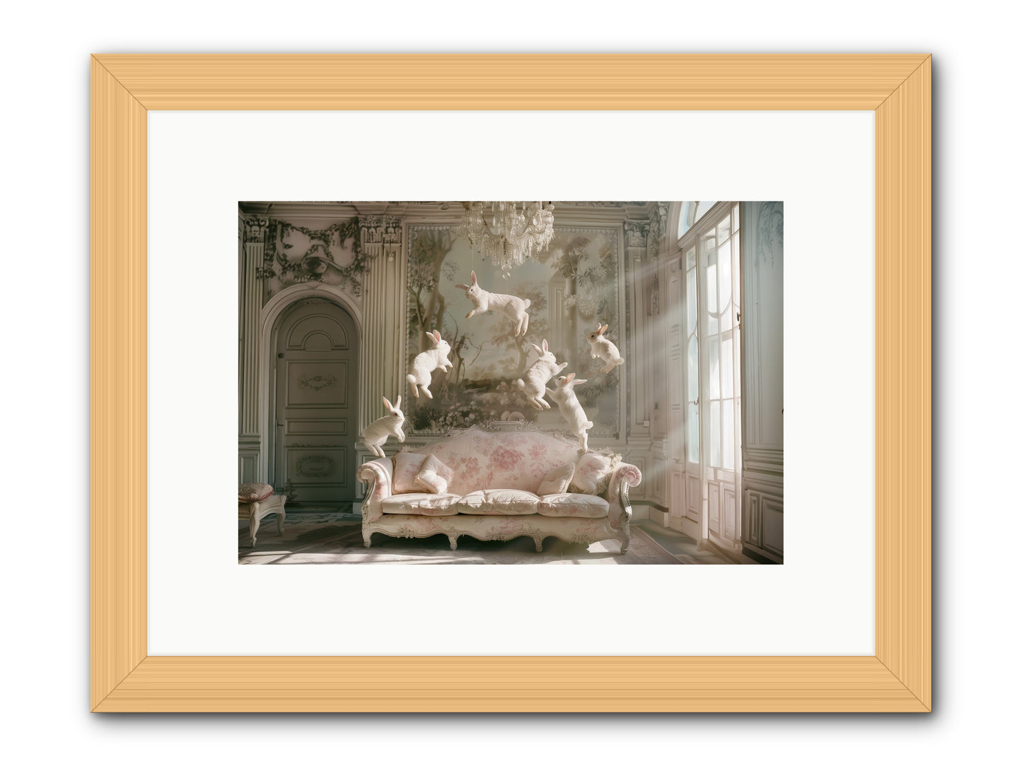 Joie De Vivre No. 2 -- Framed Print - Natural 12x8