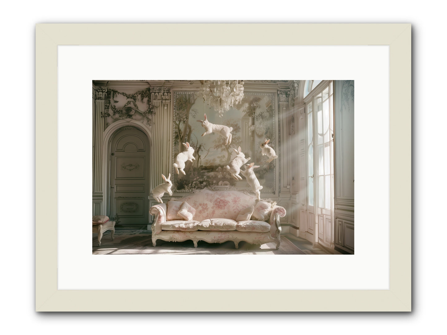 Joie De Vivre No. 2 -- Framed Print - White 15x10