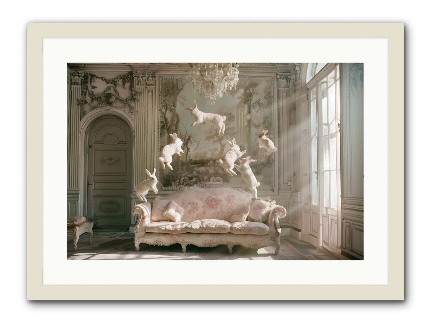 Joie De Vivre No. 2 -- Framed Print - White 24x16