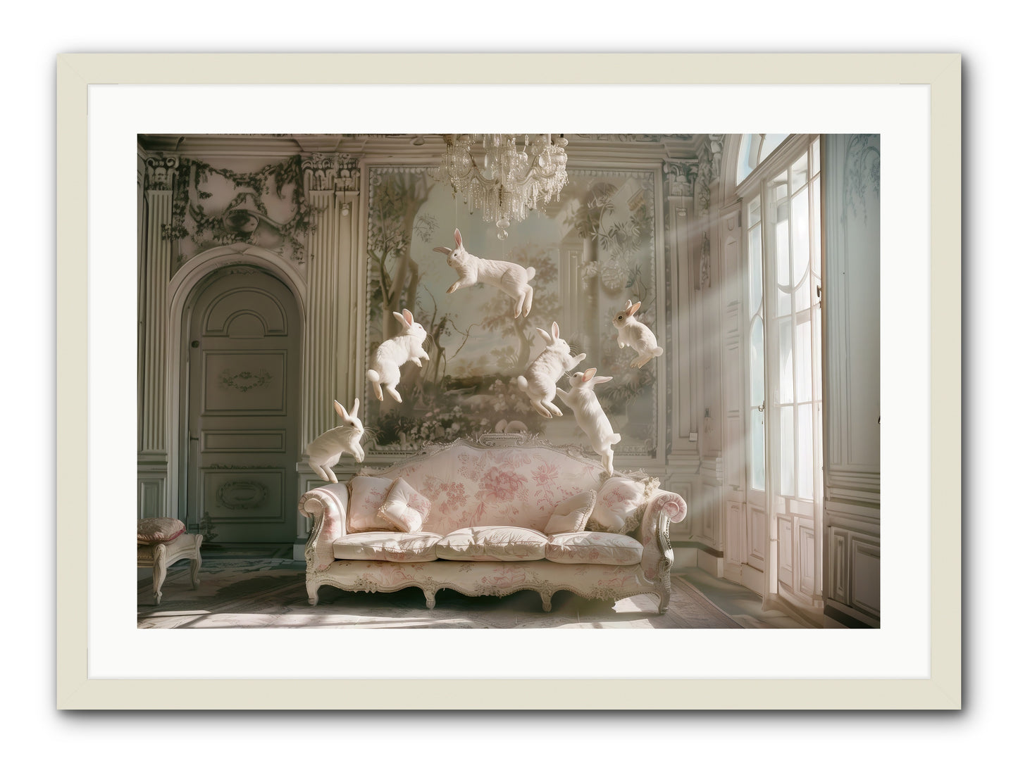 Joie De Vivre No. 2 -- Framed Print - White 30x20