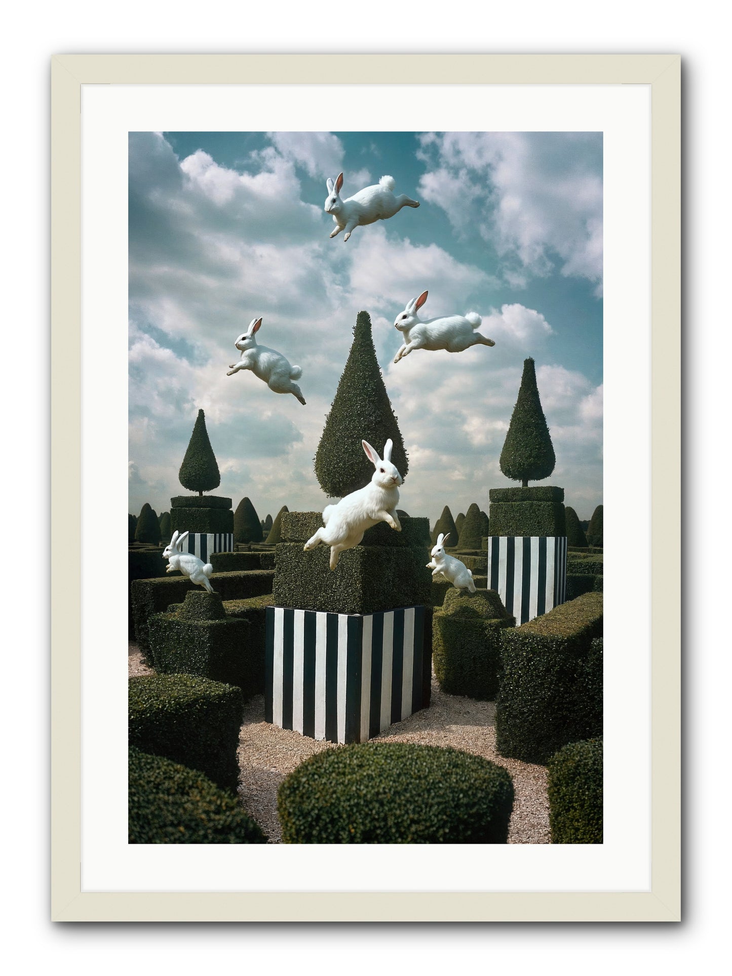 Jolly Good Time No. 1 -- Framed Print - White 20x30