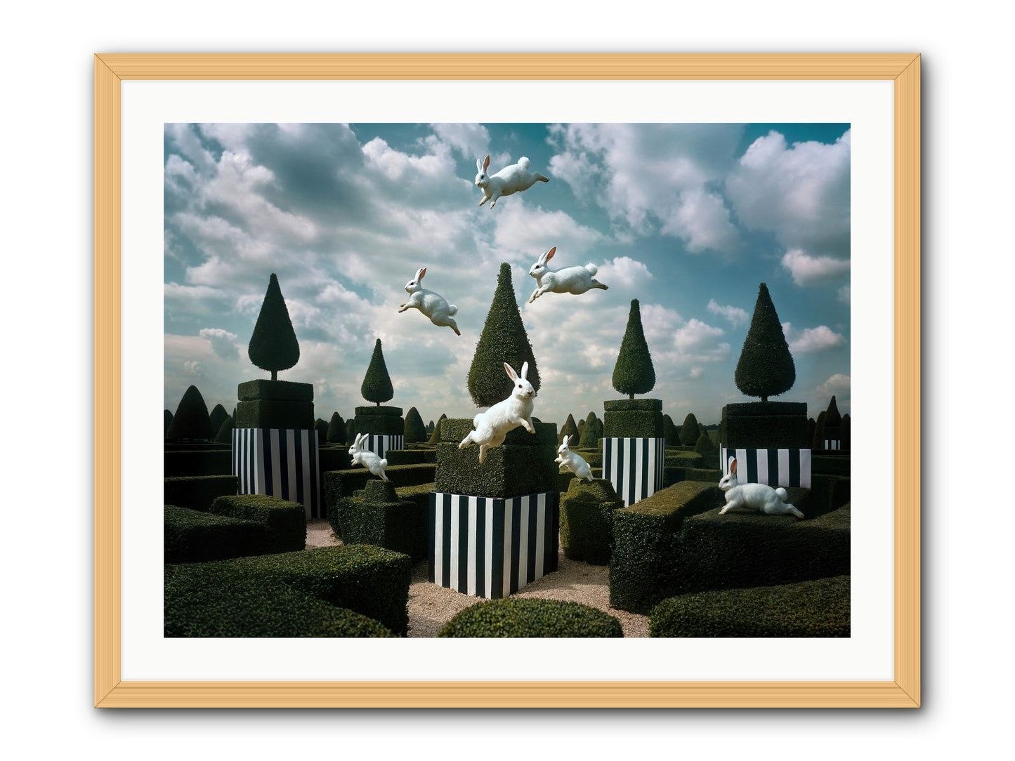 Jolly Good Time No. 2 -- Framed Print - Natural 32x24