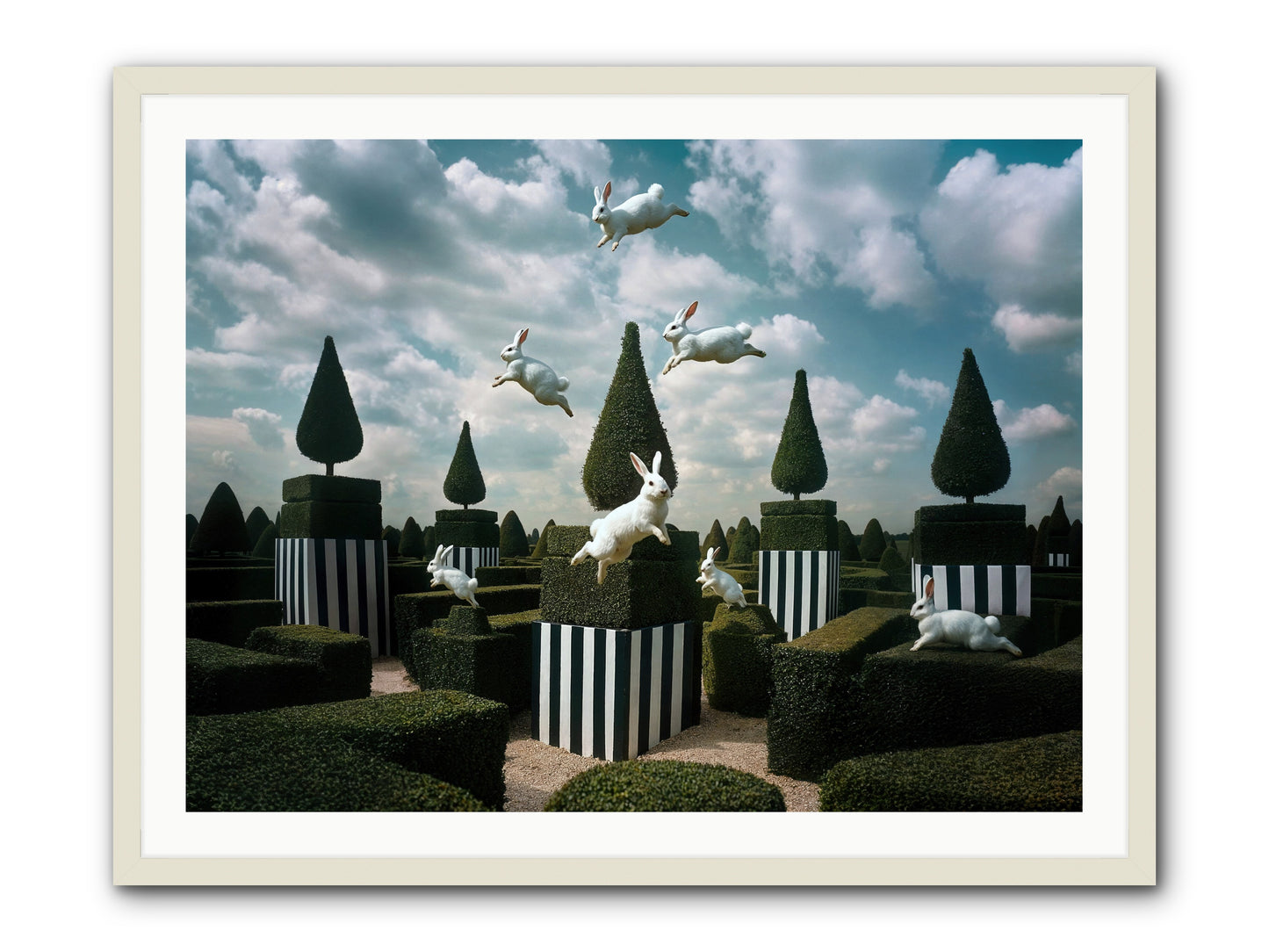 Jolly Good Time No. 2 -- Framed Print - White 40x30