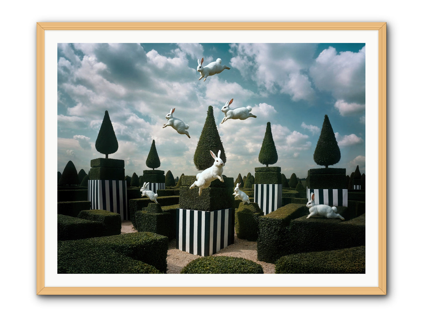Jolly Good Time No. 2 -- Framed Print - Natural 48x36