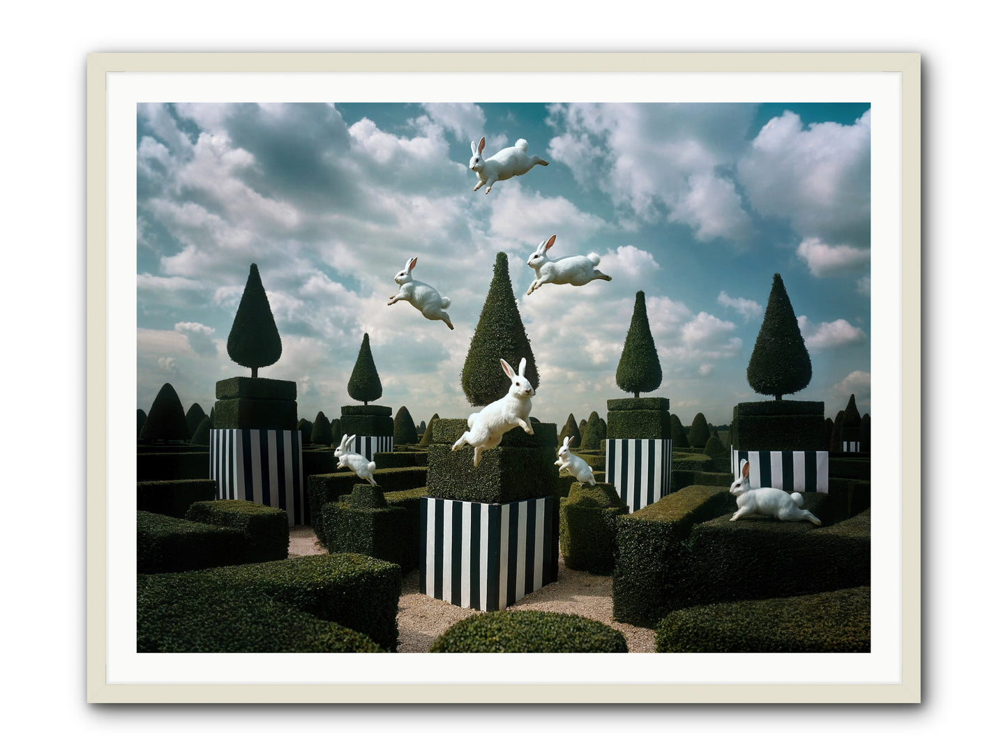 Jolly Good Time No. 2 -- Framed Print - White 48x36